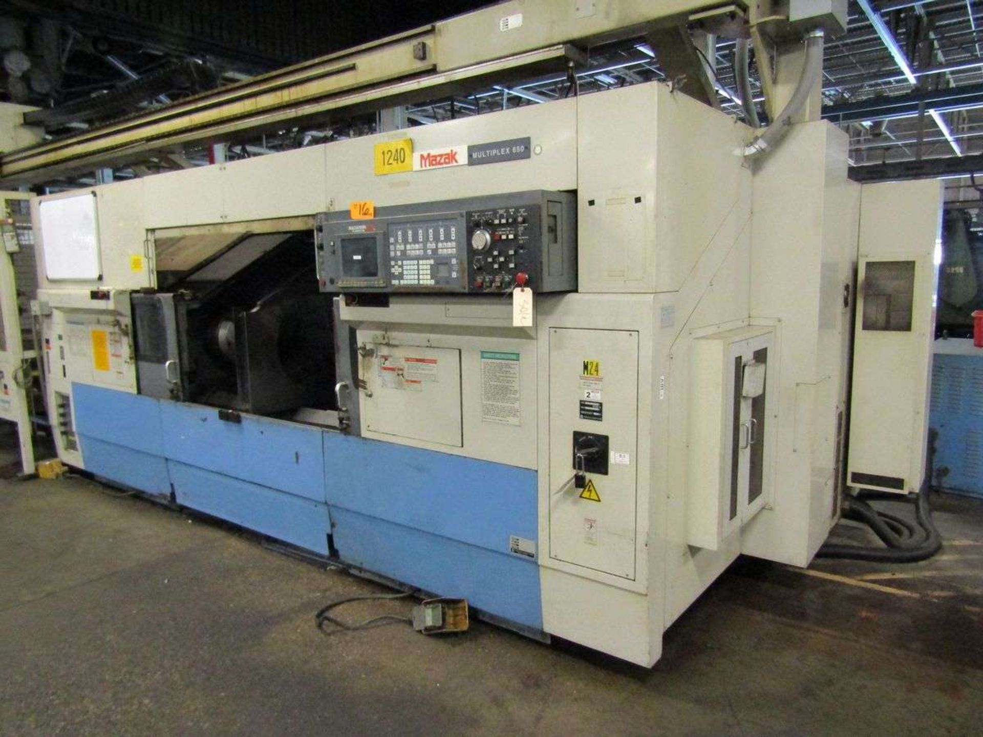 1999 Mazak Multiplex 650 CNC Twin Spindle Turning Center - Image 2 of 8