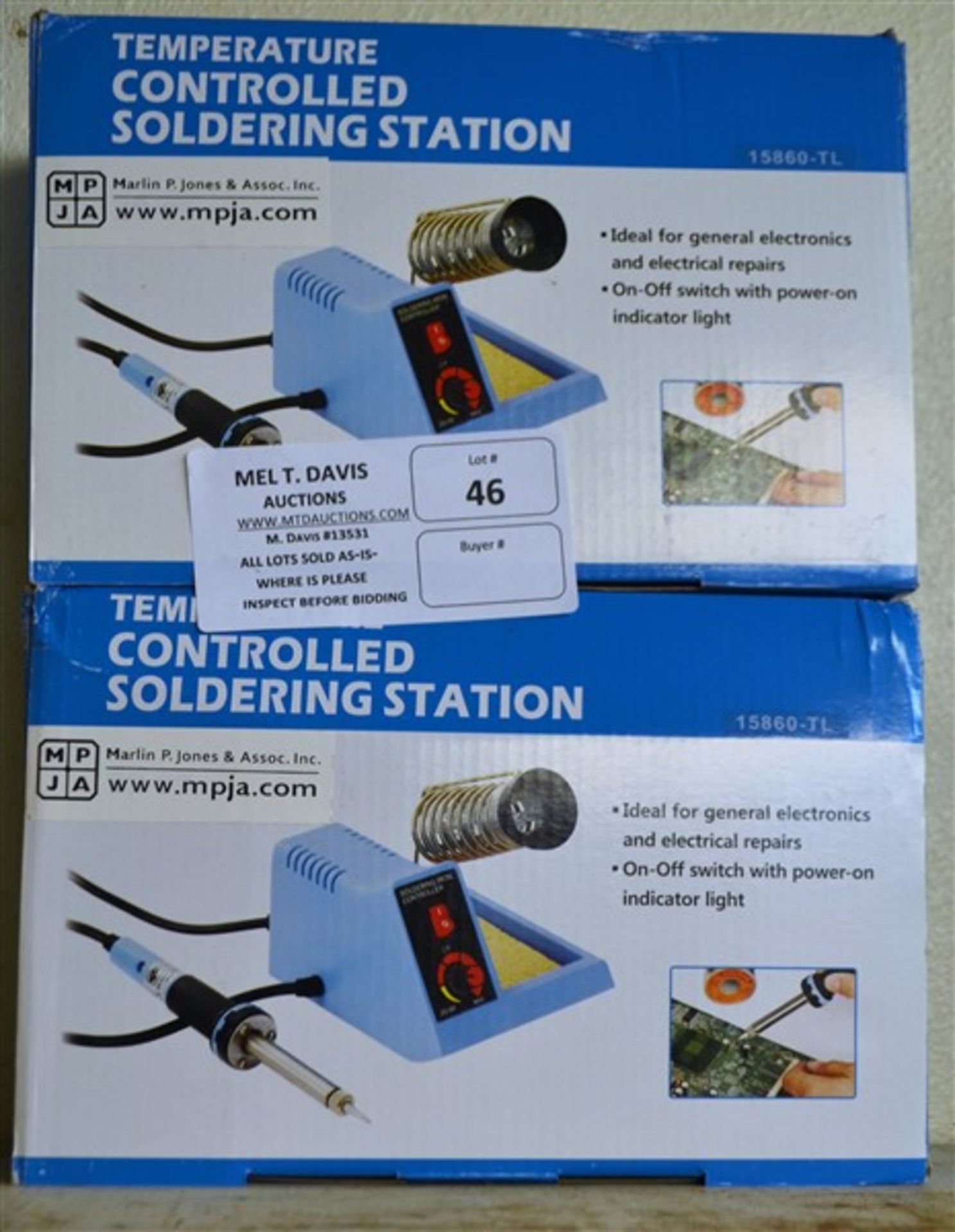 (2) Soldering Stations