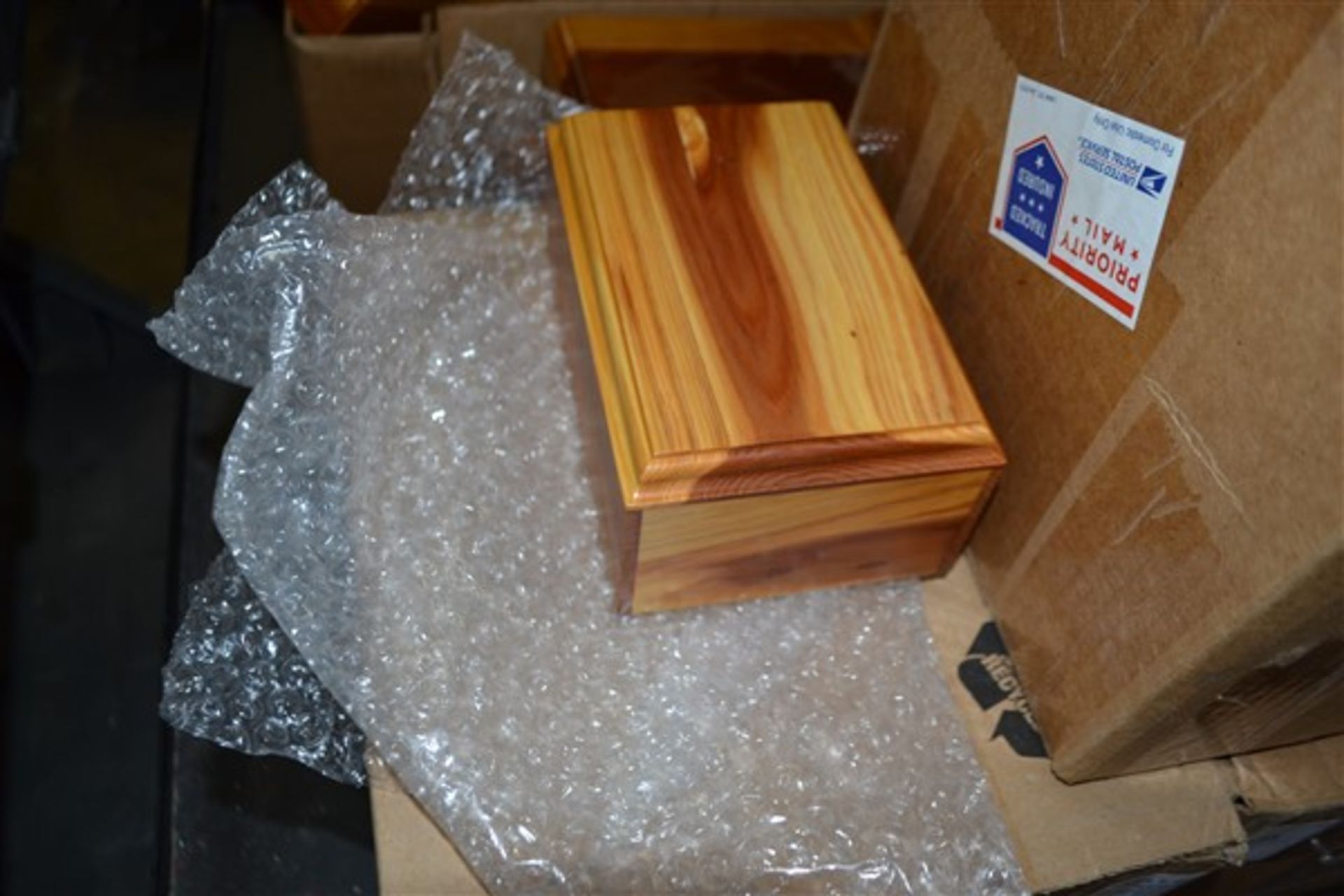 (5) Boxes of Wooden Boxes