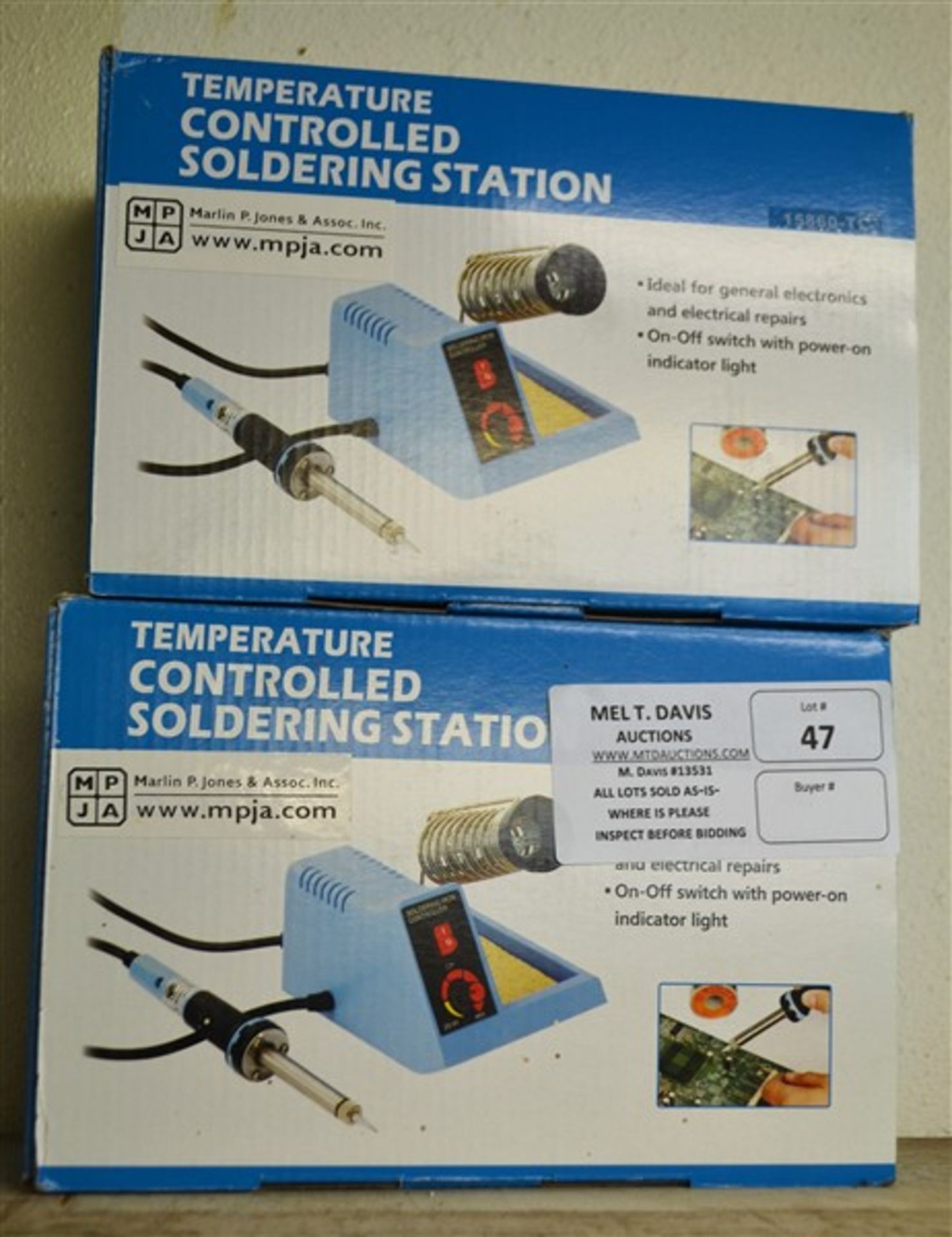 (2) Soldering Stations