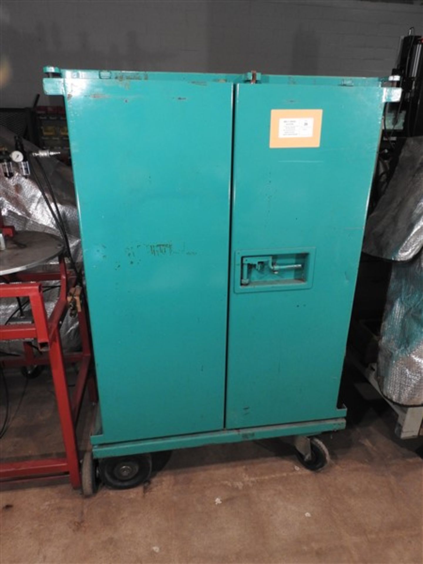 TECHNO STEEL PARTS BIN ROLLING CABINET