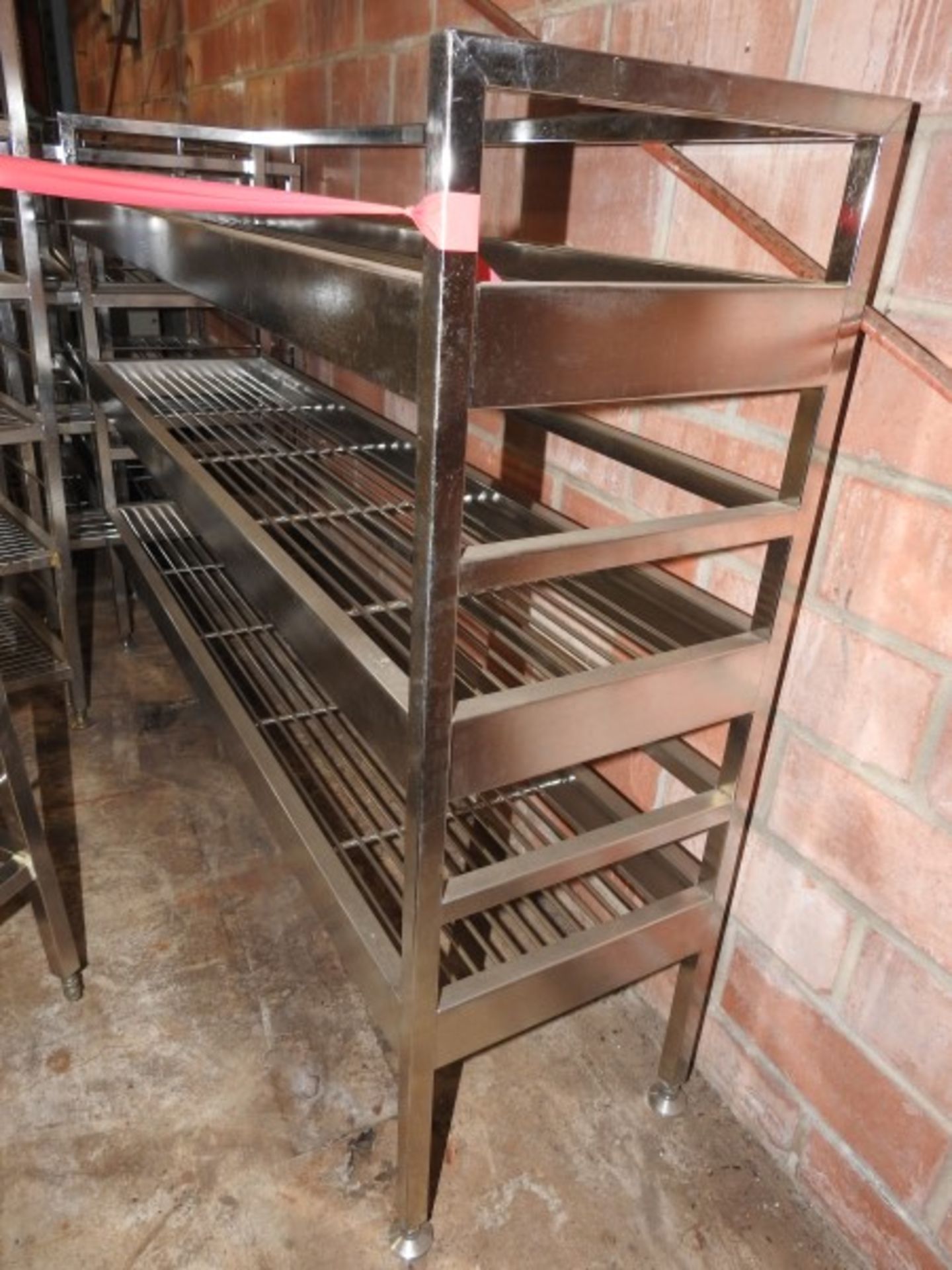 8PC STAINLESS HEAVY DUTY SHELVING - Image 6 of 6