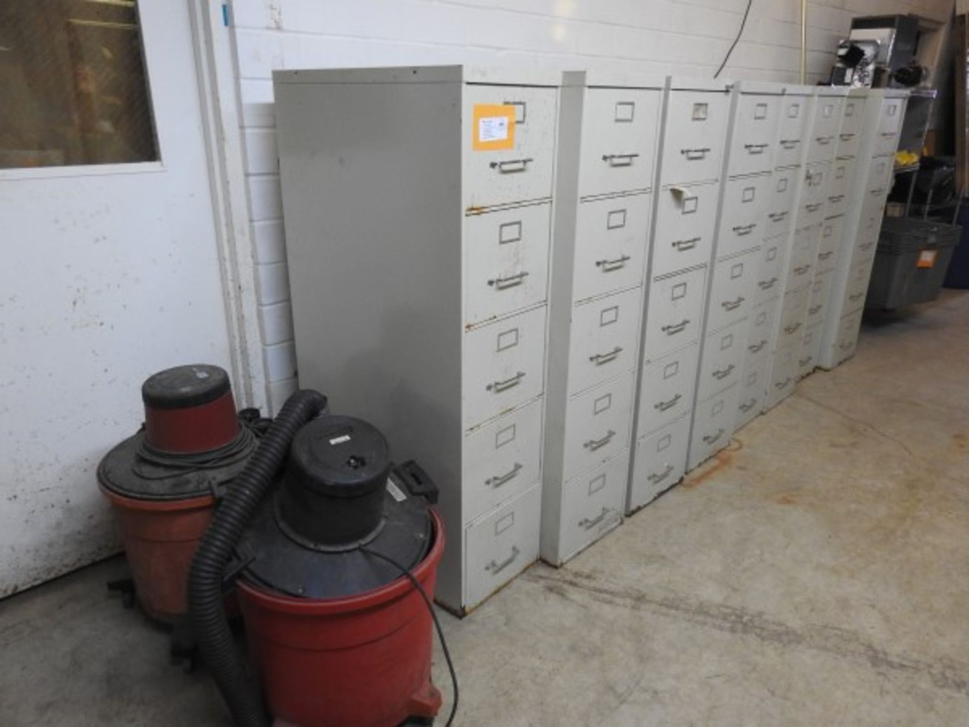 FILE CABINETS AND VACUUMS