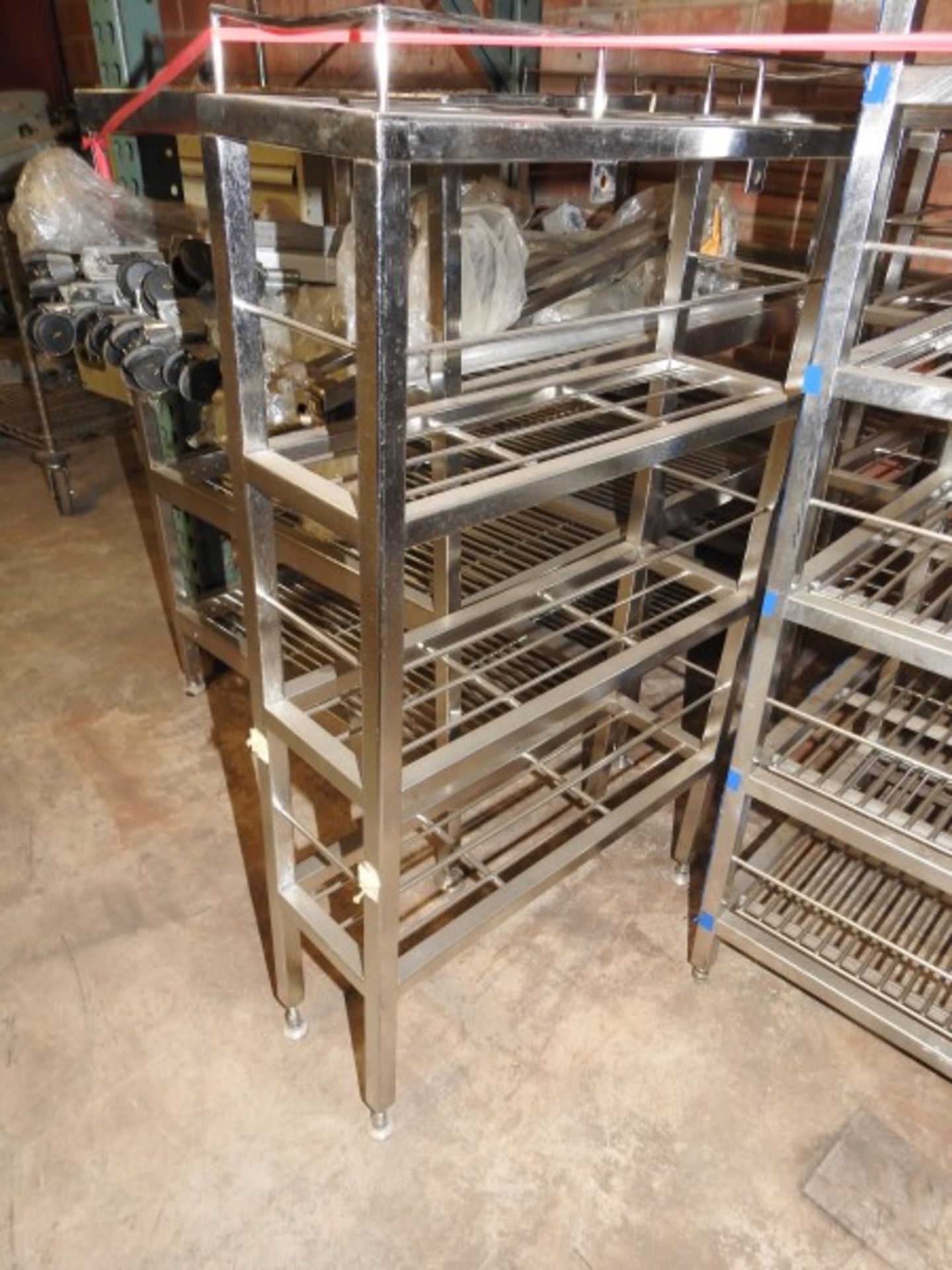 8PC STAINLESS HEAVY DUTY SHELVING - Image 3 of 6
