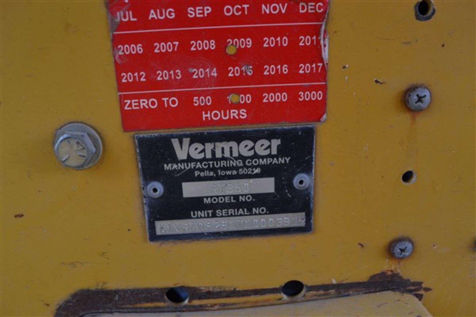 Vermeer RT 350 Trencher - Image 4 of 7