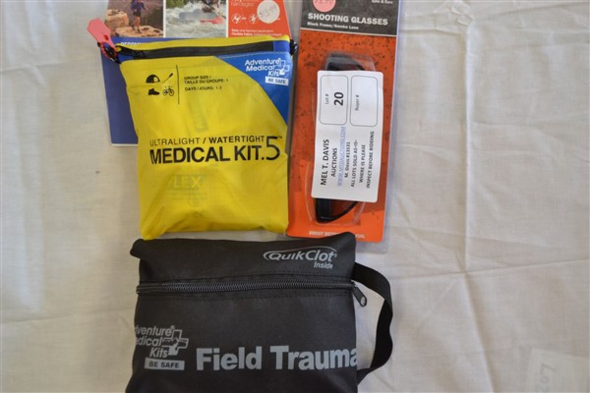 (2) Field Trauma Kits w/Safety Glasses