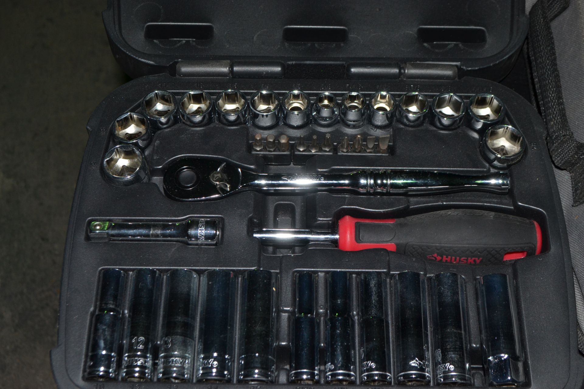 Husky 38 Piece Tool Set & 12v Ryobi