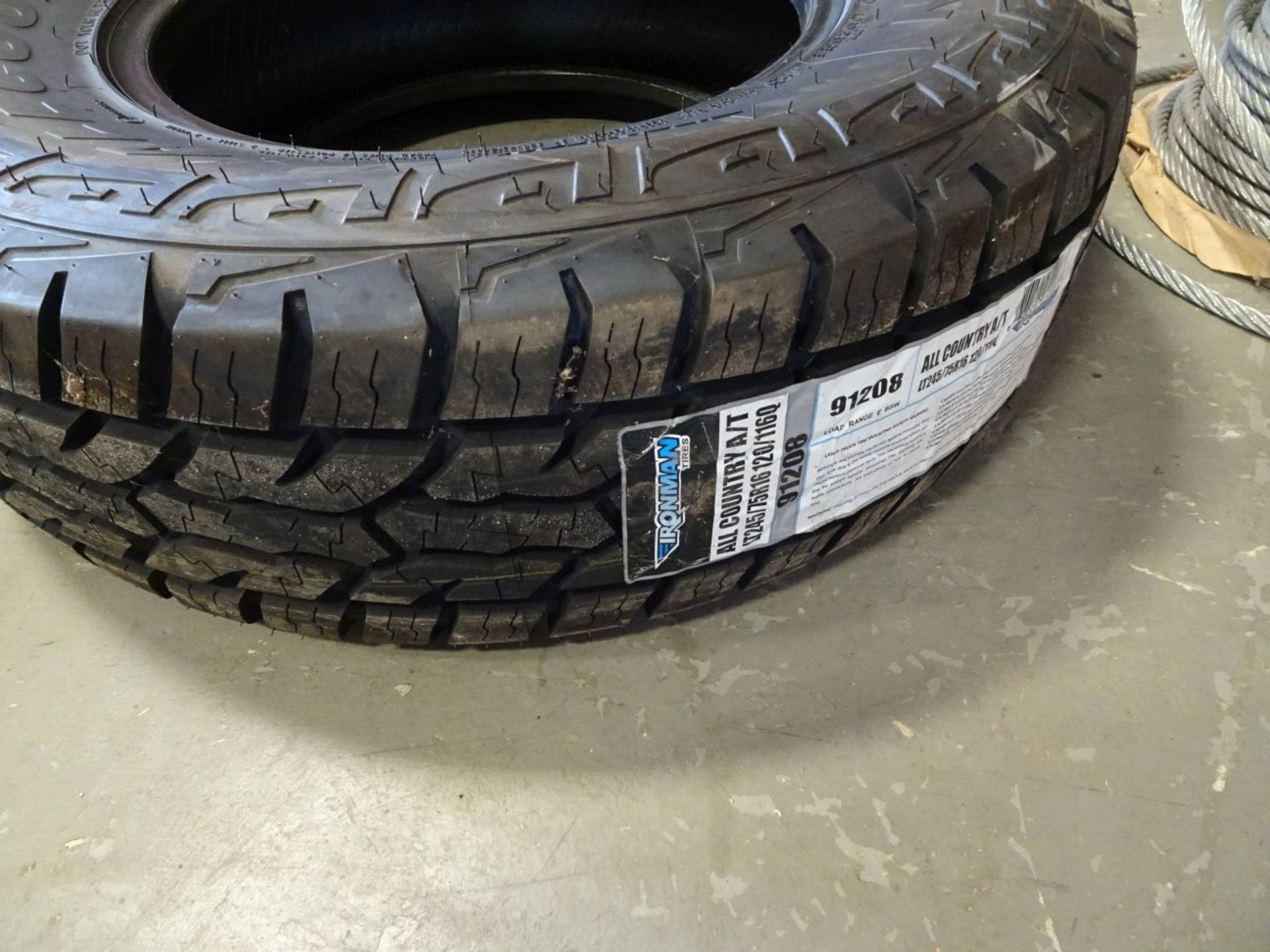 ALL COUNTRY IRON MAN LT245/75R16 TIRE (LOCATION: SHOP) - Image 2 of 10