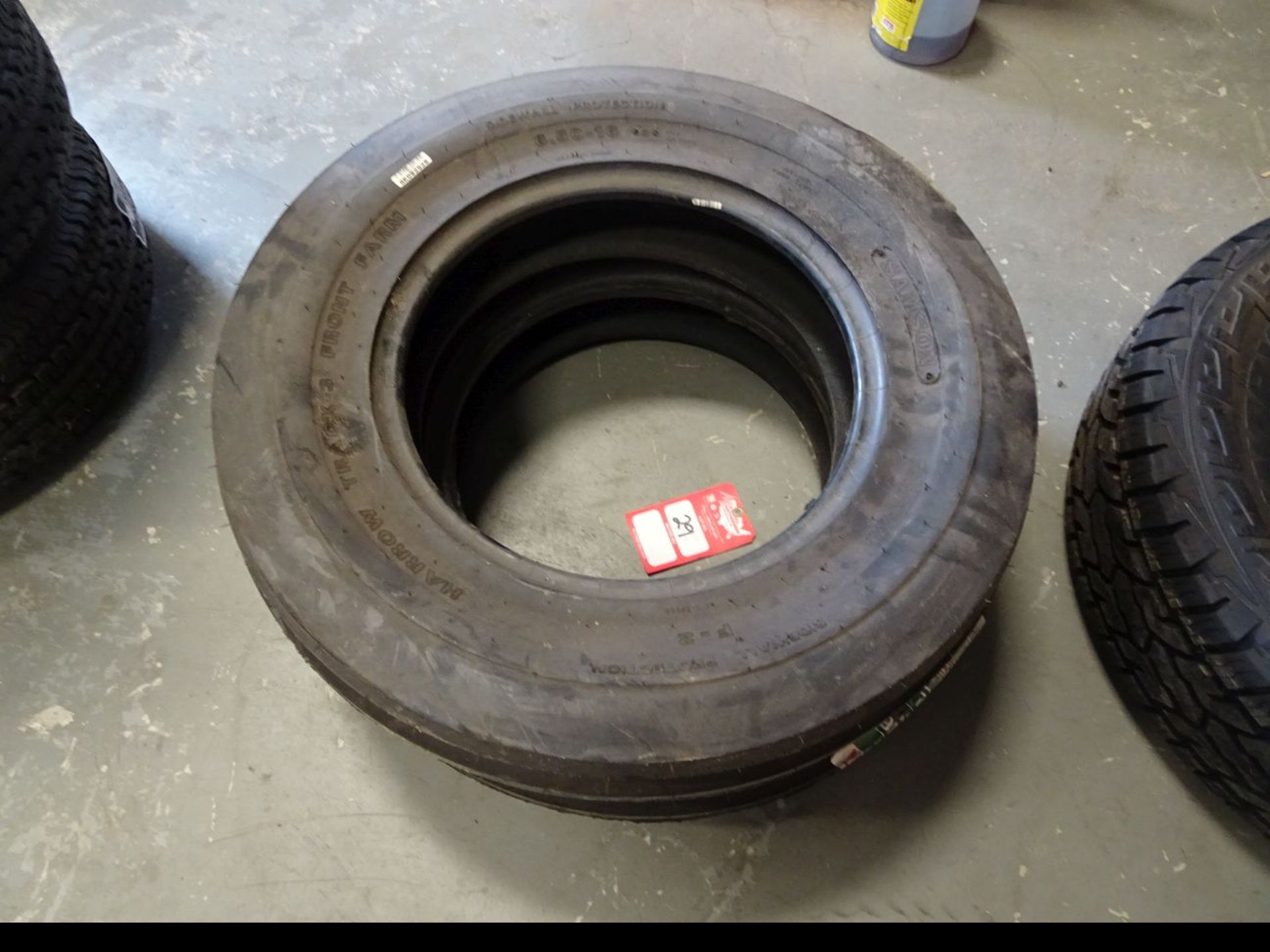 (2) NEW SAMSON HARROW TRACK TIRES, SIZE 6.50/16 (LOCATION: SHOP)