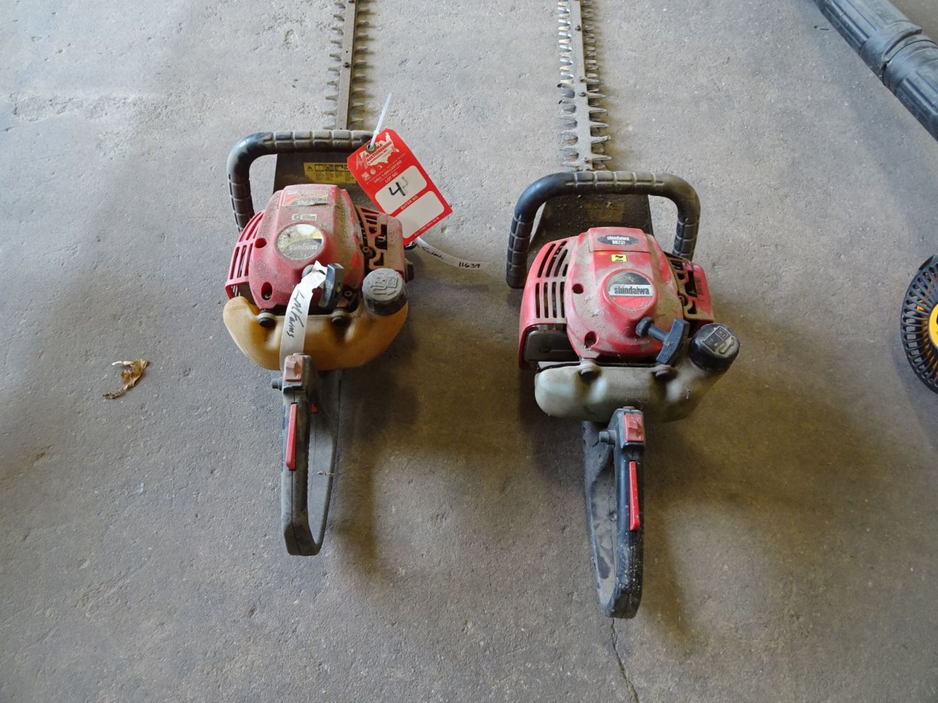 (2) SHINDAIWA HEDGE TRIMMERS, DH231 AND DH230 MODELS (LOCATION: SHOP)