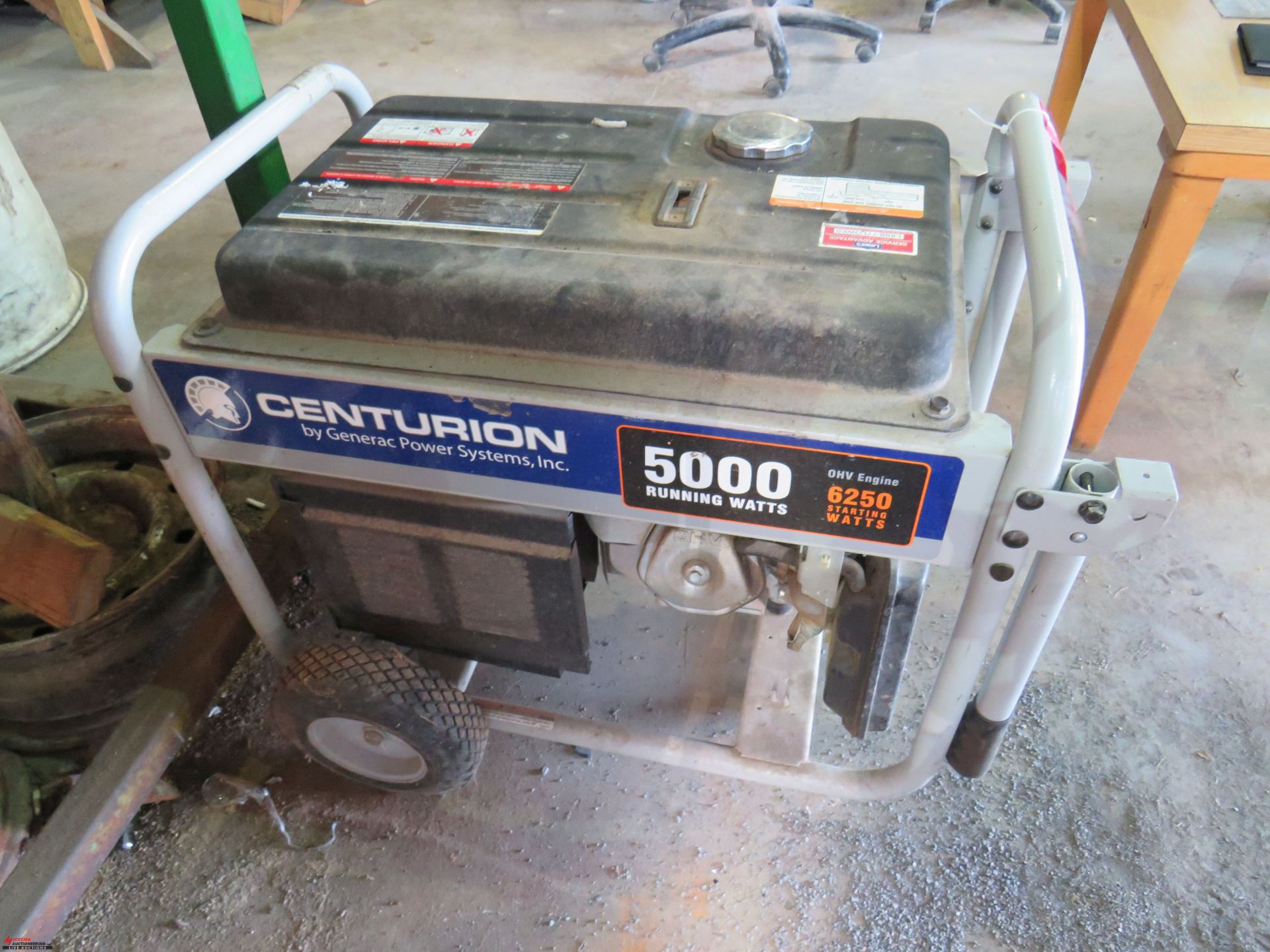 CENTURION 5000 WATT PORTABLE GENERATOR - Image 5 of 6