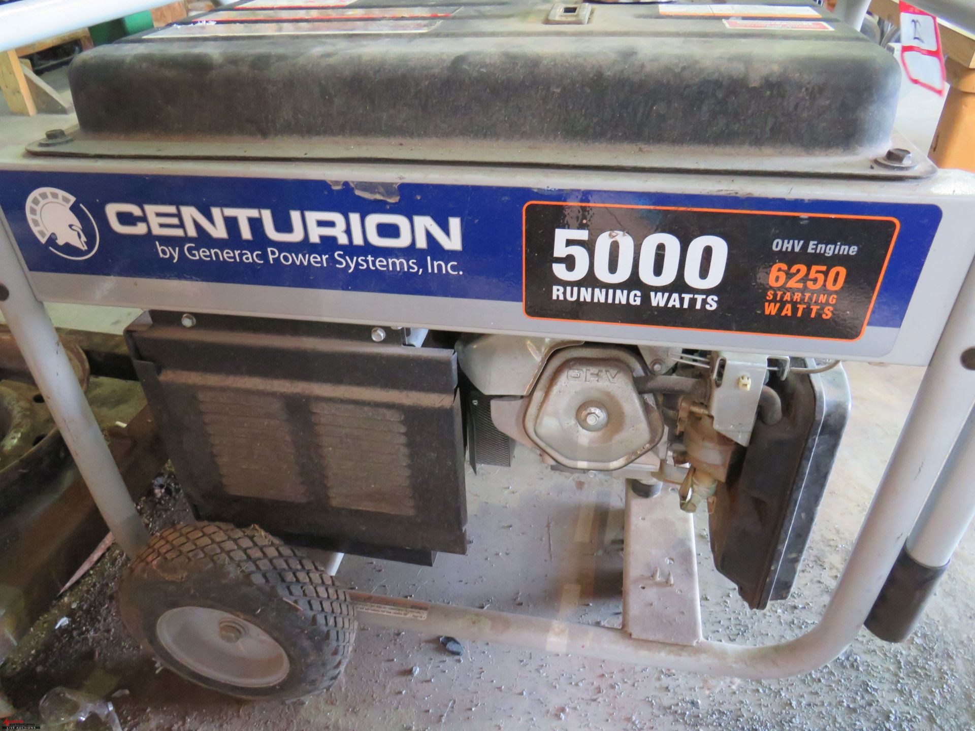 CENTURION 5000 WATT PORTABLE GENERATOR - Image 6 of 6