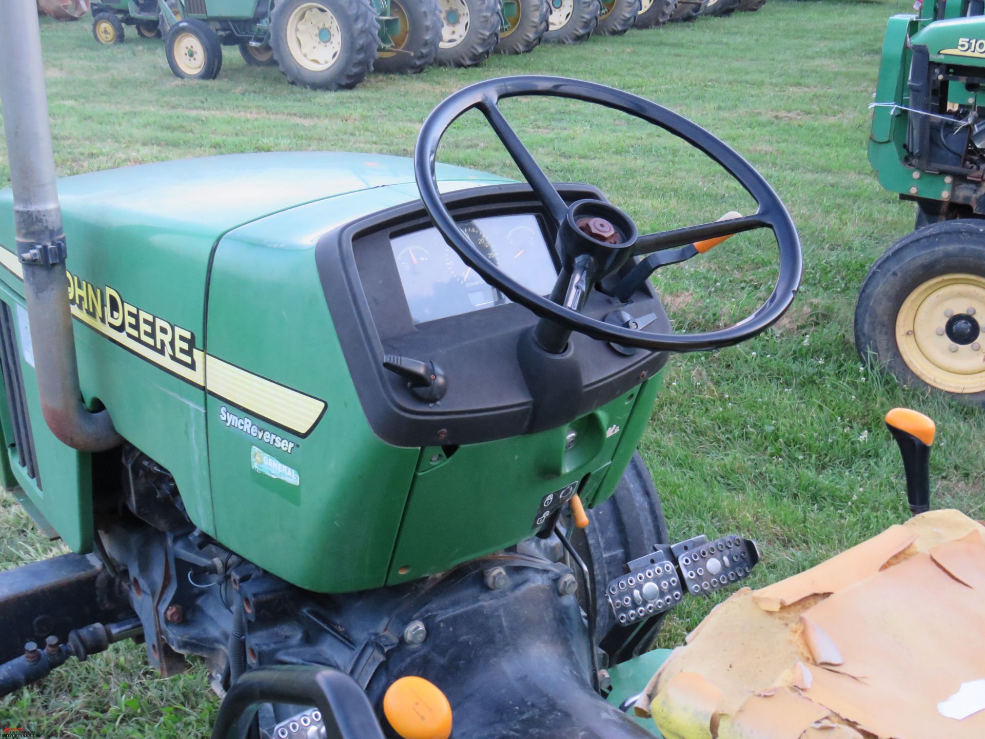 2004 JOHN DEERE 5105 TRACTOR, PTO, NO 3PT, 16.9-28 REAR TIRES, HOURS NOT AVAILABLE ON THIS UNIT, S/N - Image 7 of 7