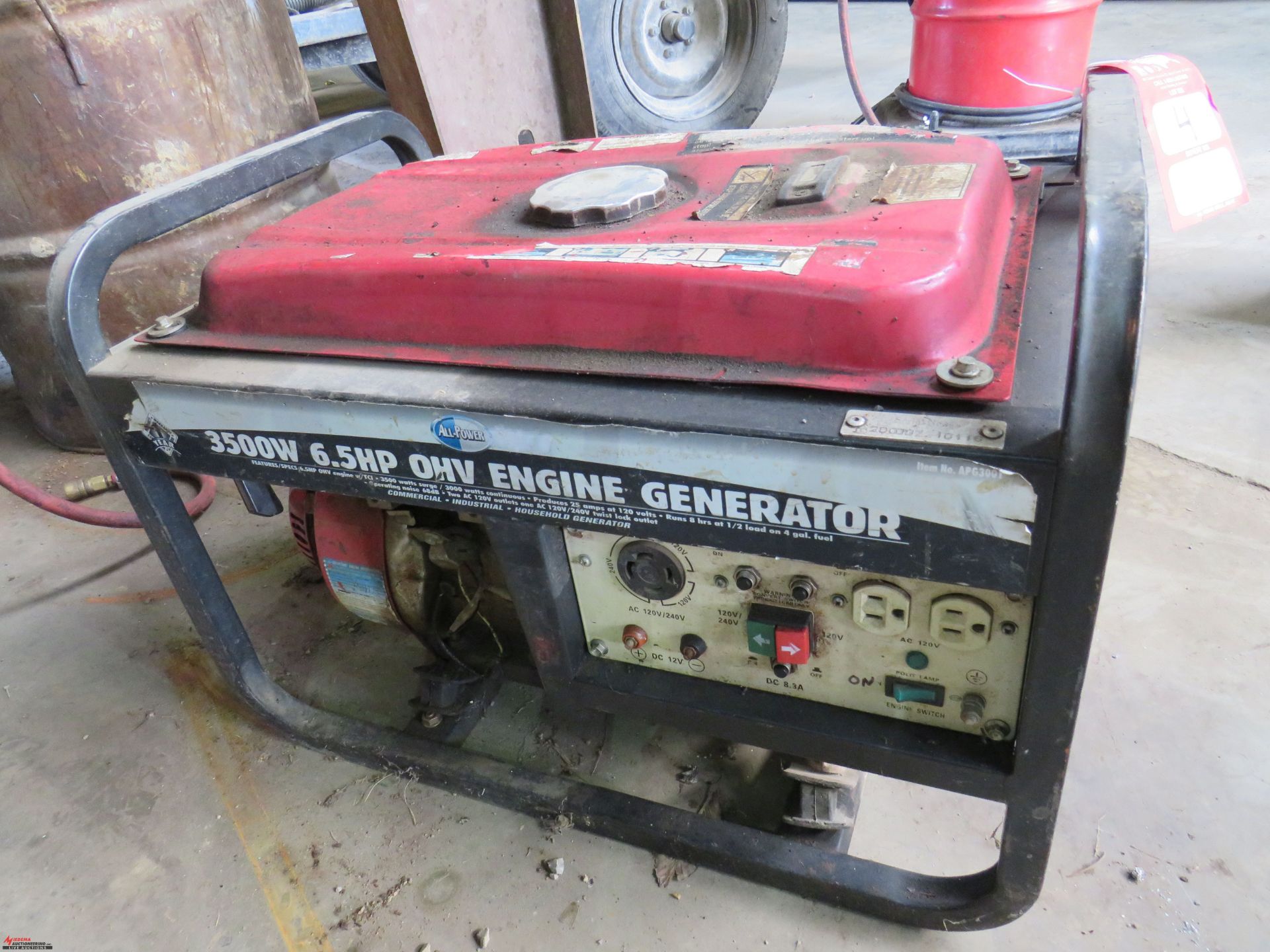 ALL POWER 3500 WATT GENERATOR - Image 3 of 5