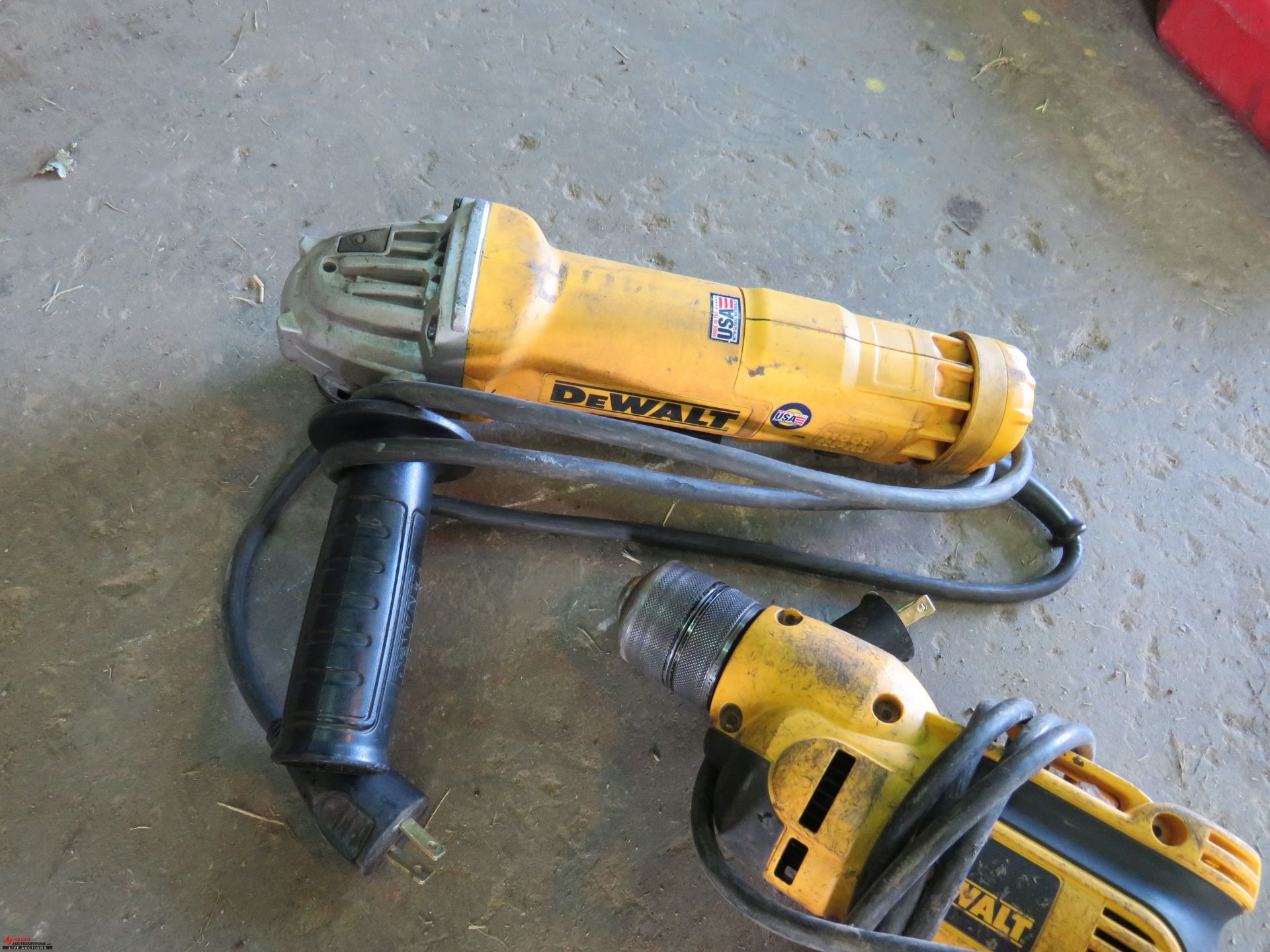 DEWALT ELECTRIC DRILL AND DEWALT ELECTRIC ANGLE GRINDER - Image 3 of 3