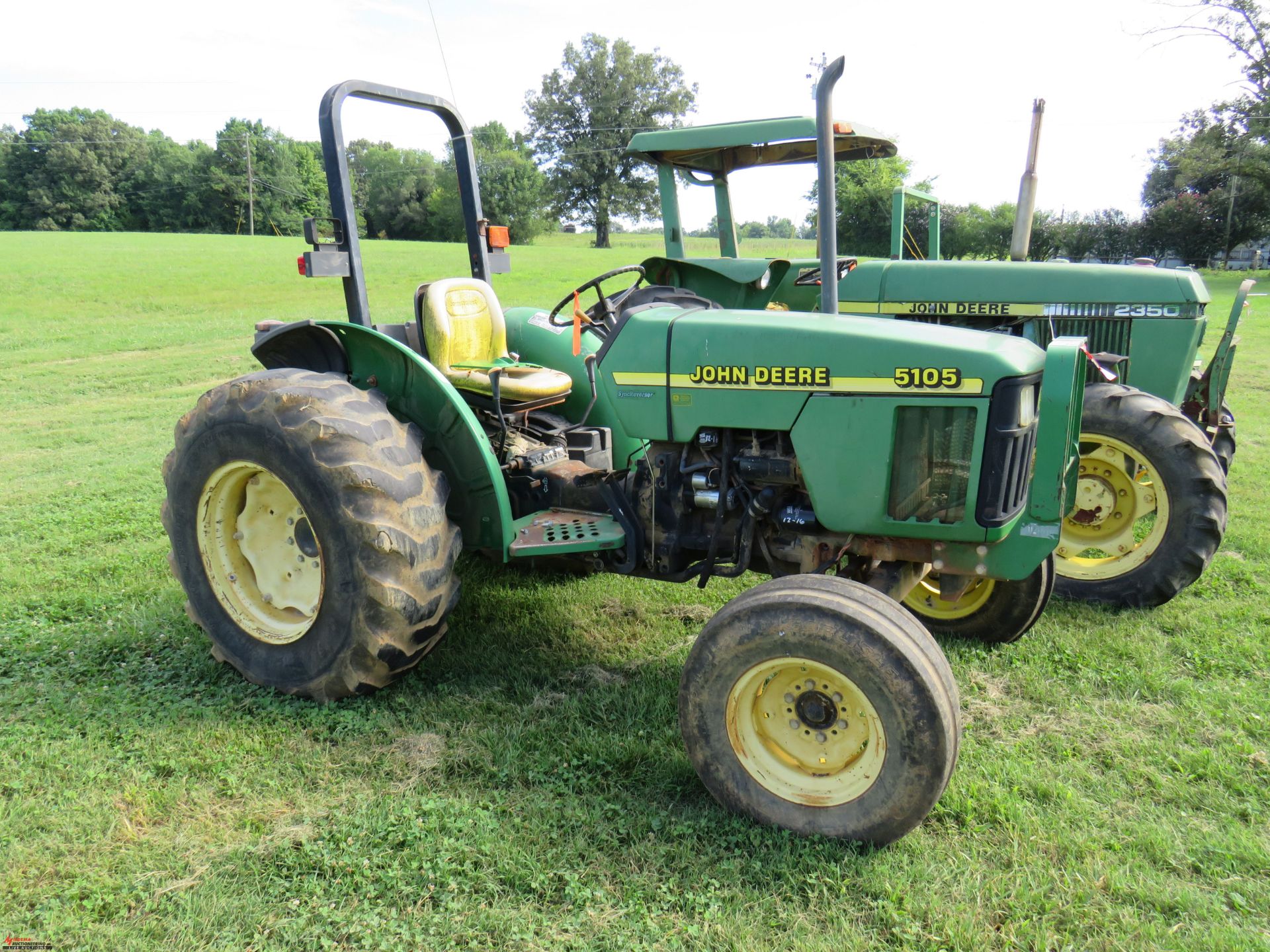 2004 JOHN DEERE 5105 TRACTOR, 3PT, NO TOP LINK, HAS PTO, 16.9-24 TIRES, NON-RUNNING UNIT, FOR - Image 2 of 7