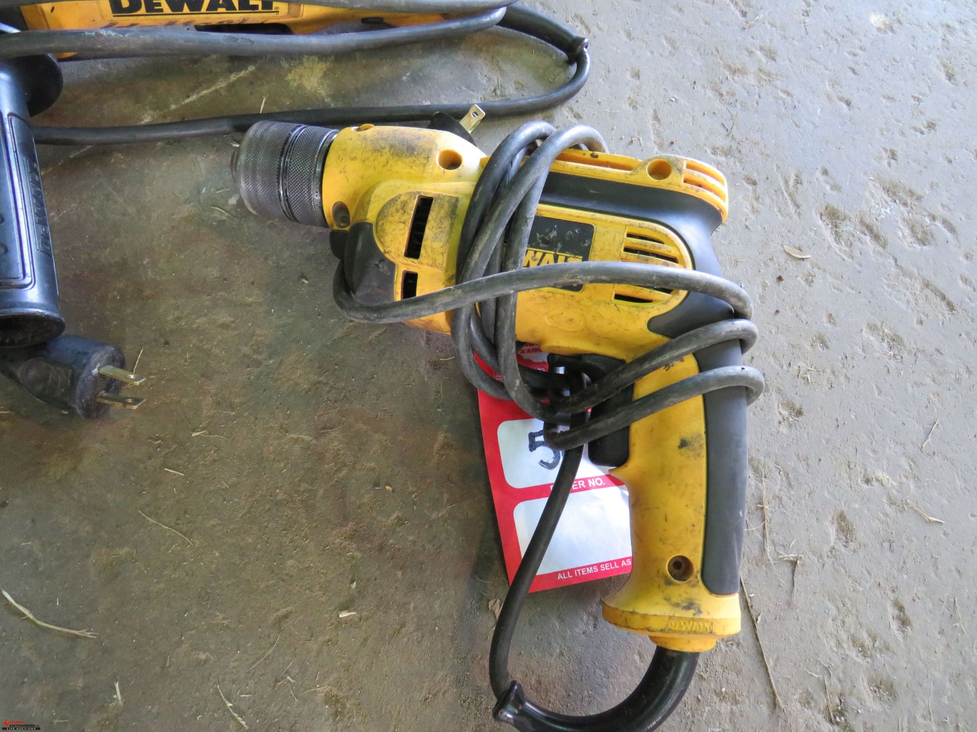 DEWALT ELECTRIC DRILL AND DEWALT ELECTRIC ANGLE GRINDER - Image 2 of 3