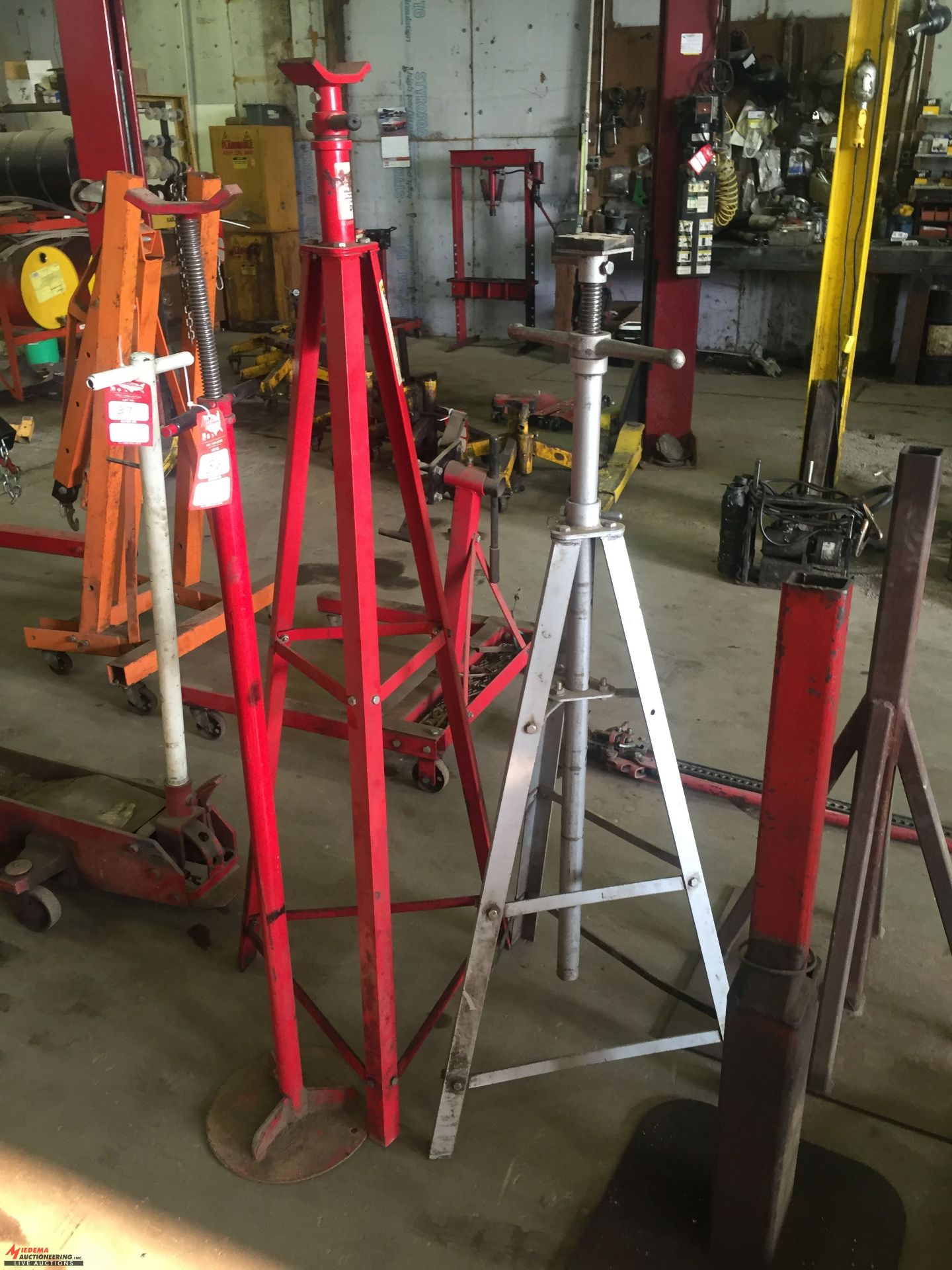 ASSORTED JACK STANDS FOR THE HOIST [LOCATION: EAST WINANS STREET LOCATION]