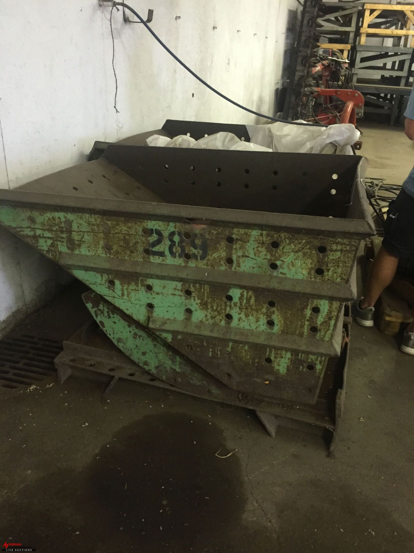 FORKLIFT DUMP HOPPER, HAS HOLES THROUGHOUT [LOCATION: EAST WINANS STREET LOCATION] - Image 2 of 3