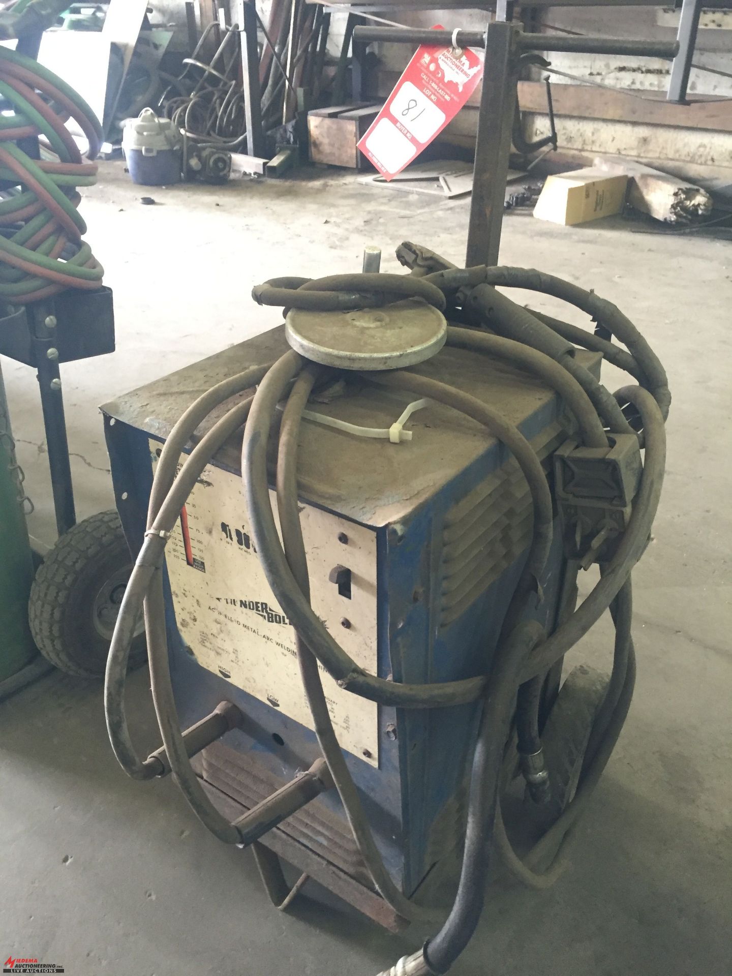 MILLER THUNDERBOLT 225 WELDER, 3 PHASE [LOCATION: EAST WINANS STREET LOCATION] - Image 2 of 2