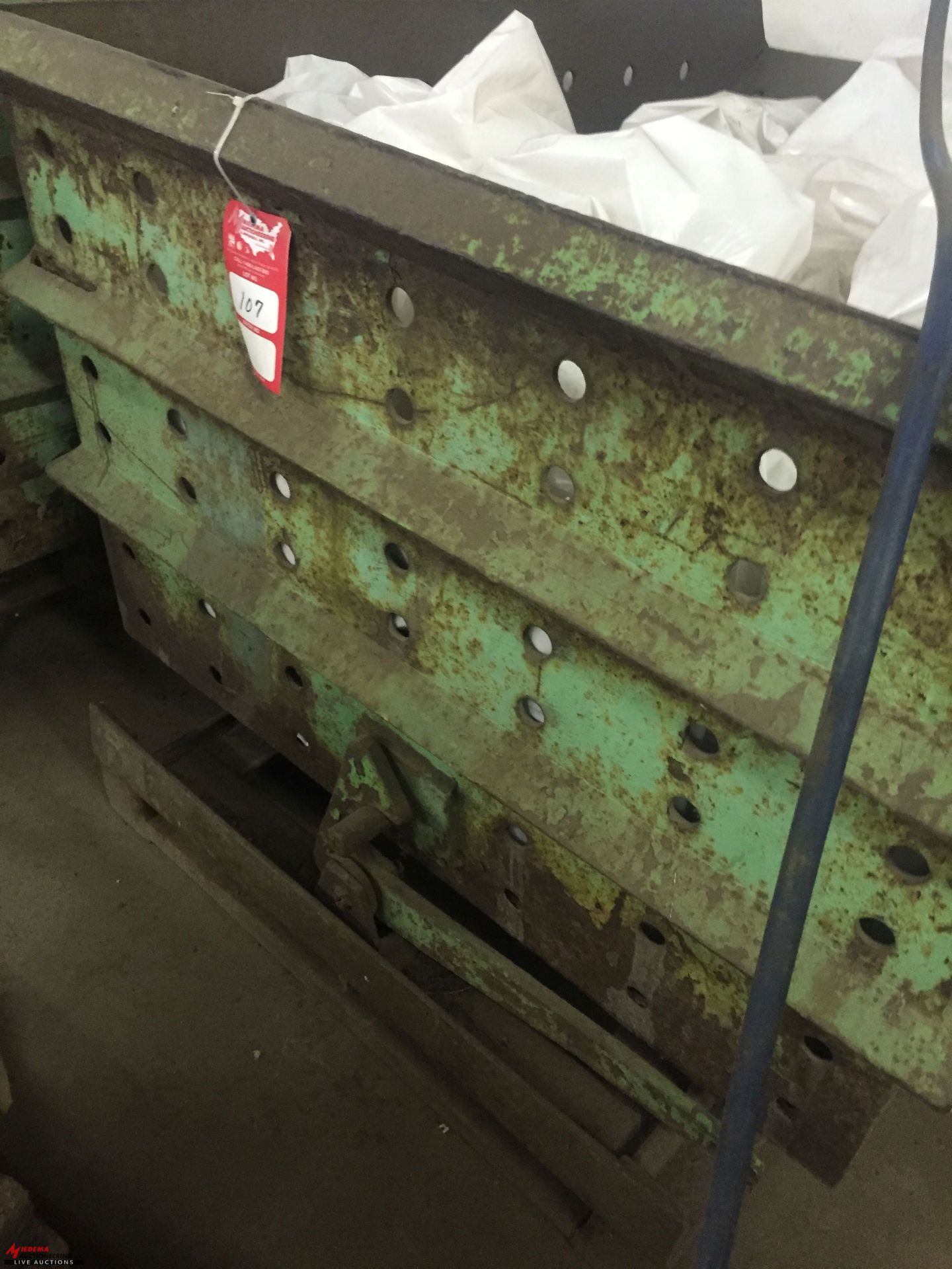 FORKLIFT DUMP HOPPER, HAS HOLES THROUGHOUT [LOCATION: EAST WINANS STREET LOCATION] - Image 3 of 3