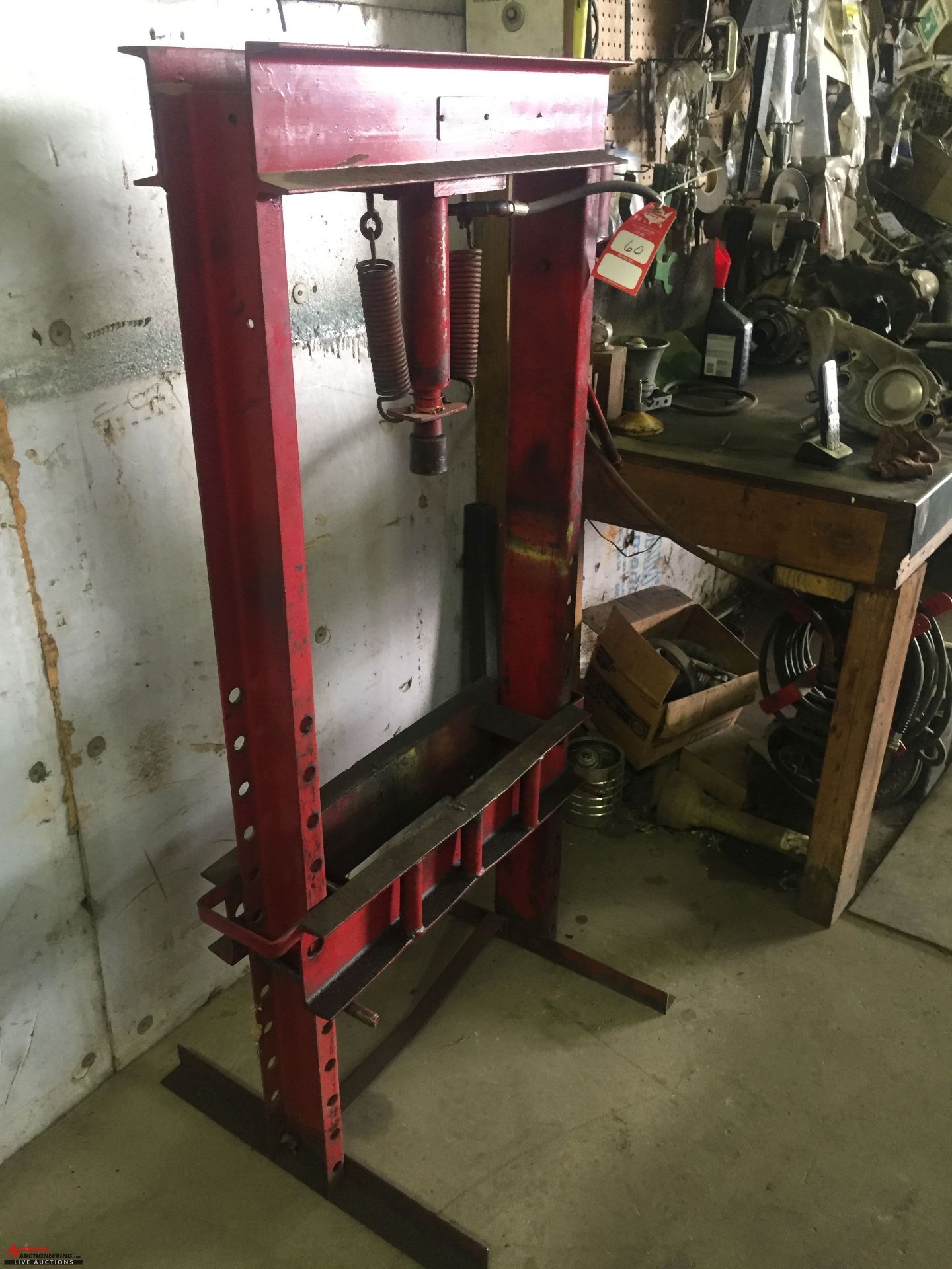 RED ARROW MANUAL H-FRAME PRESS [LOCATION: EAST WINANS STREET LOCATION] - Image 2 of 2