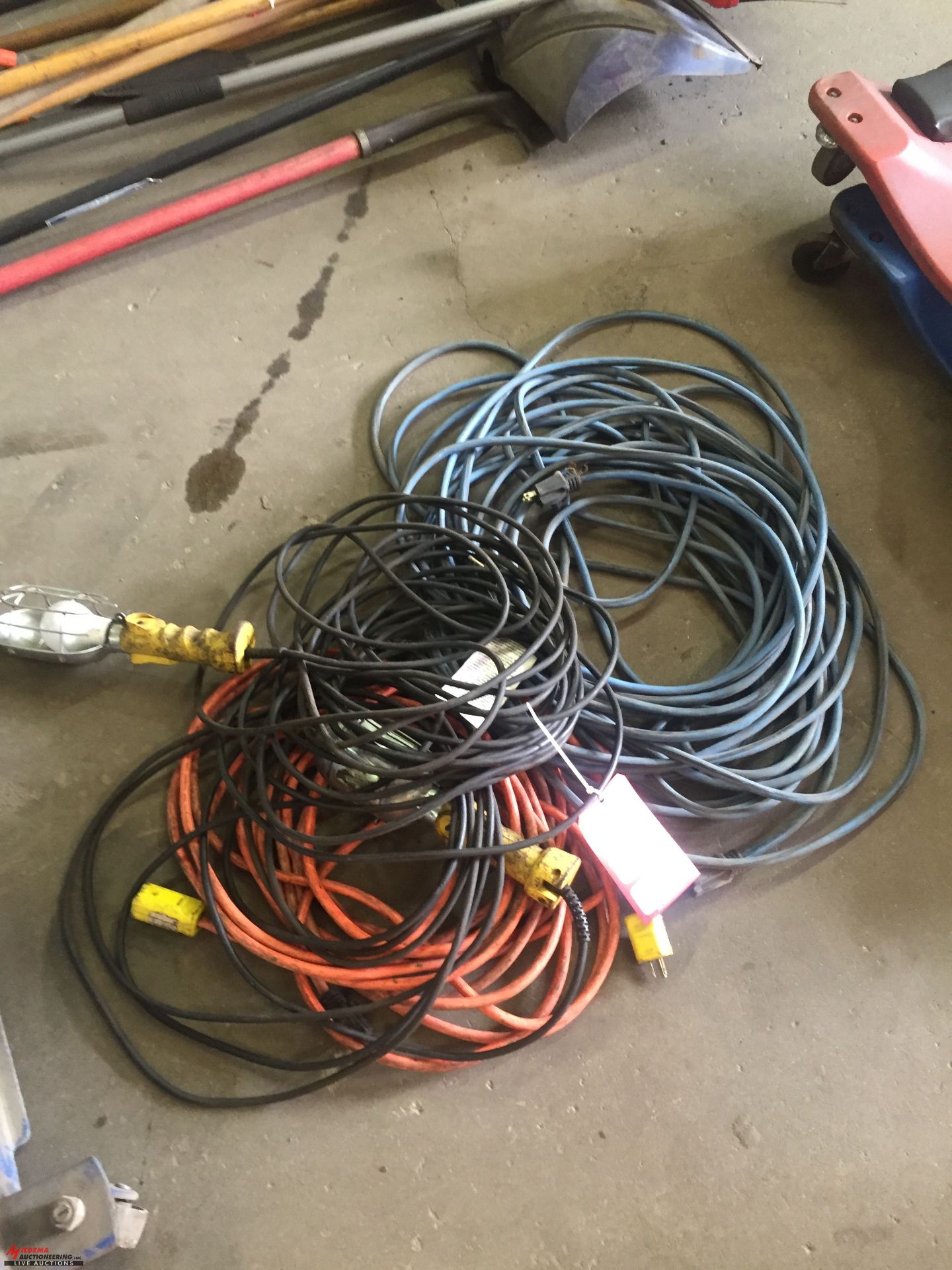 ASSORTED EXTENSION CORDS AND DROP LIGHTS [LOCATION: EAST WINANS STREET LOCATION]