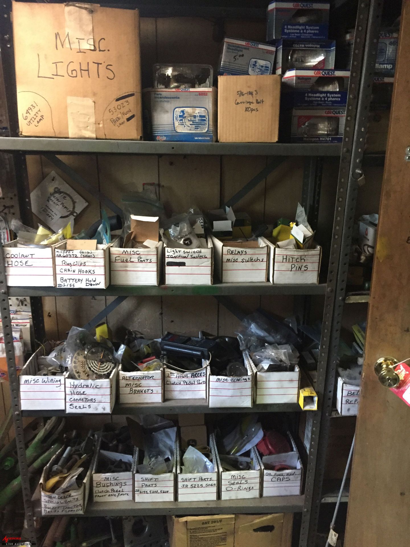 ASSORTED PARTS, METAL CABINETS, FILTERS, GASKETS, LIGHTS AND MORE [LOCATION: SOUTH SHOP AT MAIN - Image 2 of 3
