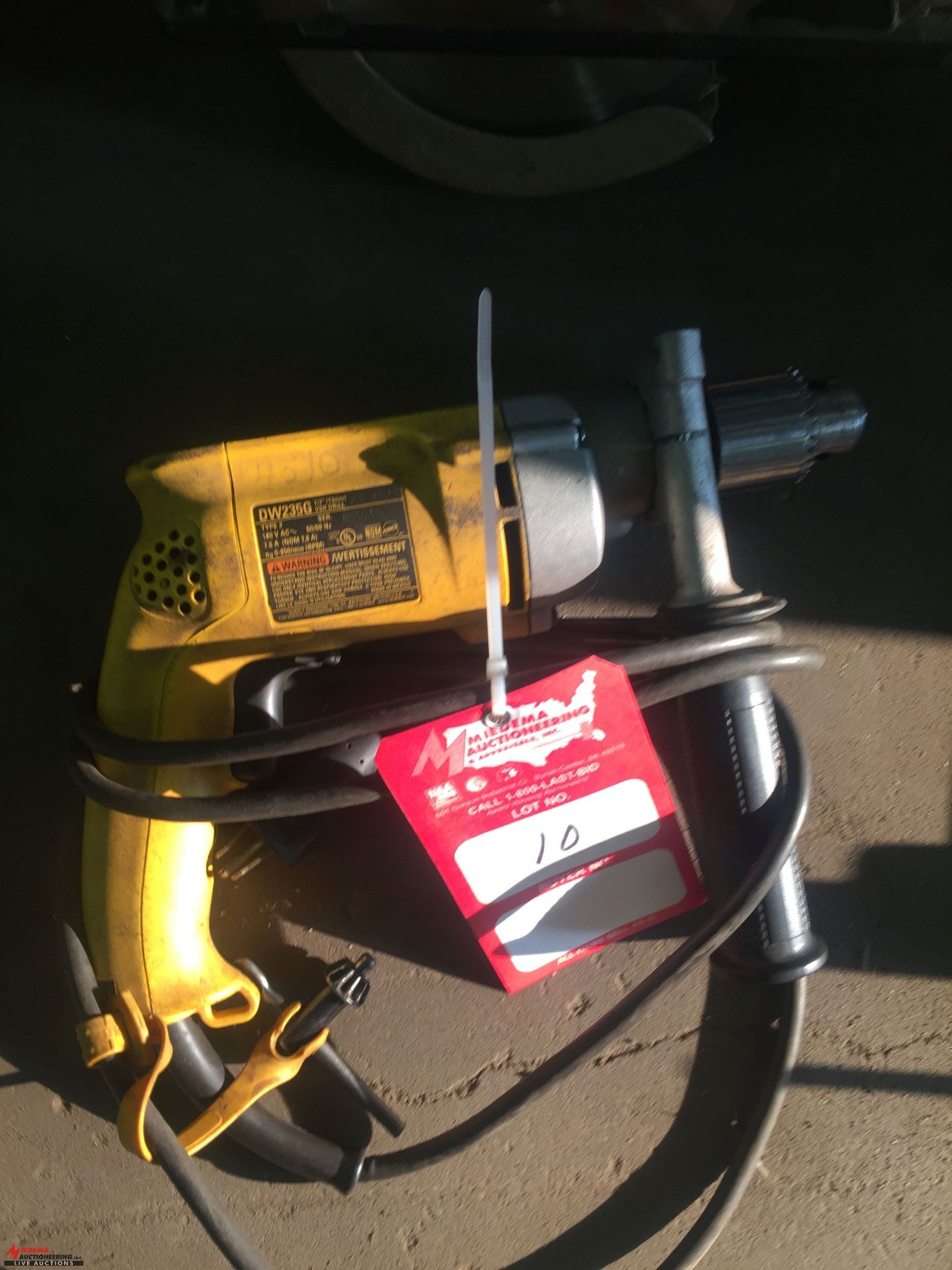 DEWALT ELECTRIC DRILL AND ELECTRIC CIRCULAR SKILSAW [LOCATION: EAST WINANS STREET LOCATION] - Image 2 of 3