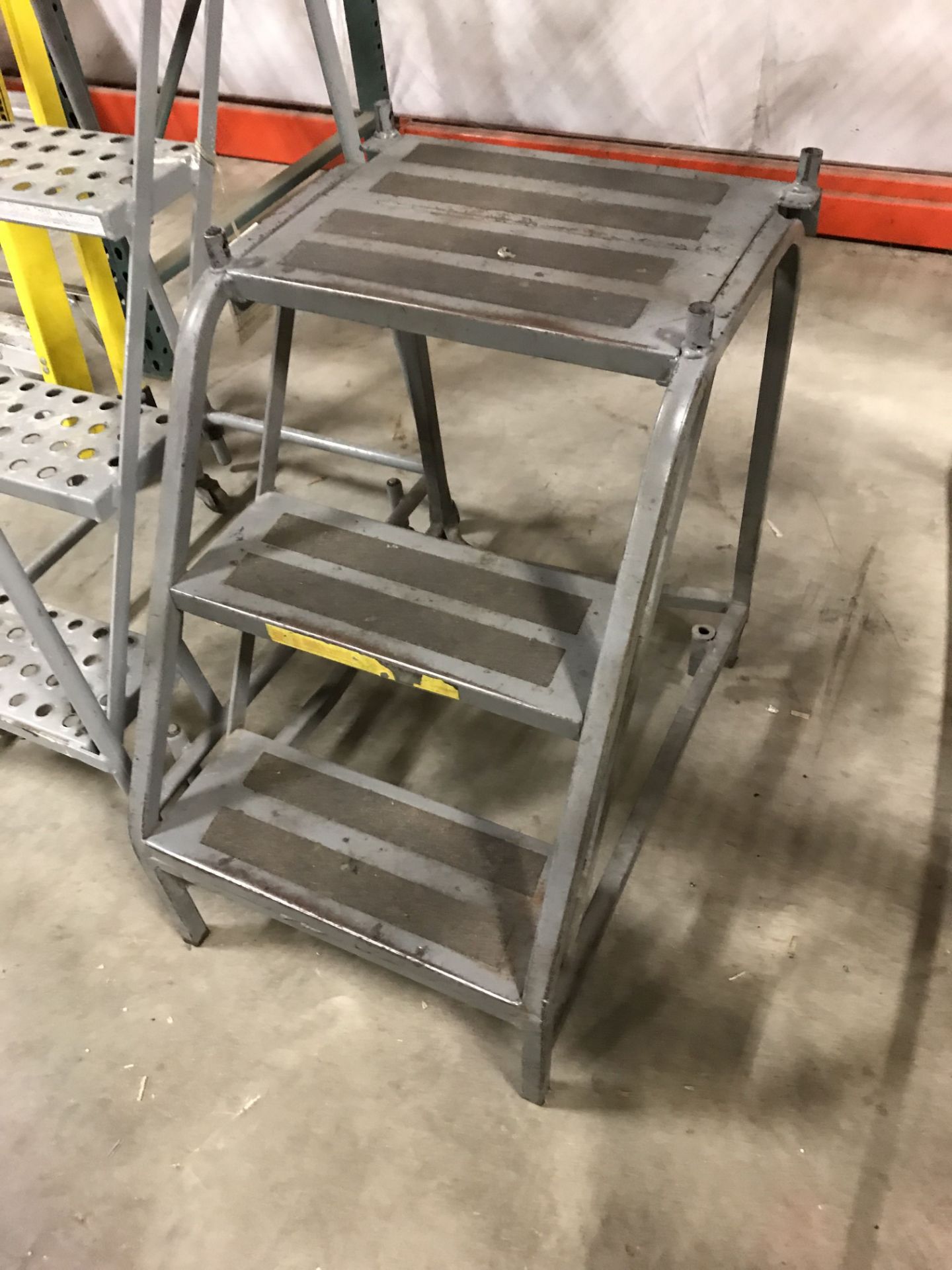 COTTERMAN 4' ROLLING LADDER AND 3' STEP STOOL [LOCATION: BUILDING 1] - Image 2 of 3