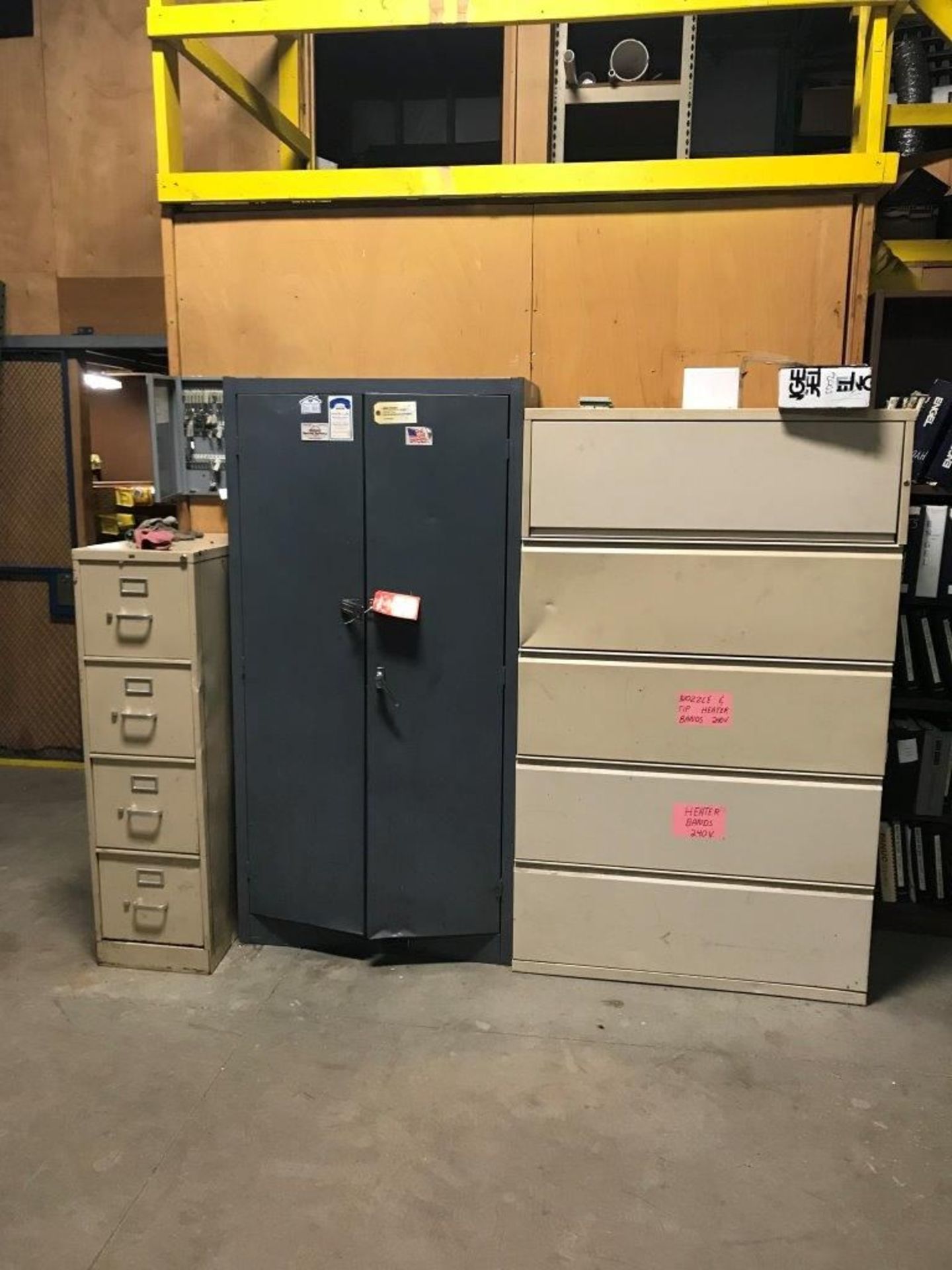 ASSORTED METAL CABINETS (3) [LOCATION: BUILDING 2- MAINTENANCE ROOM]