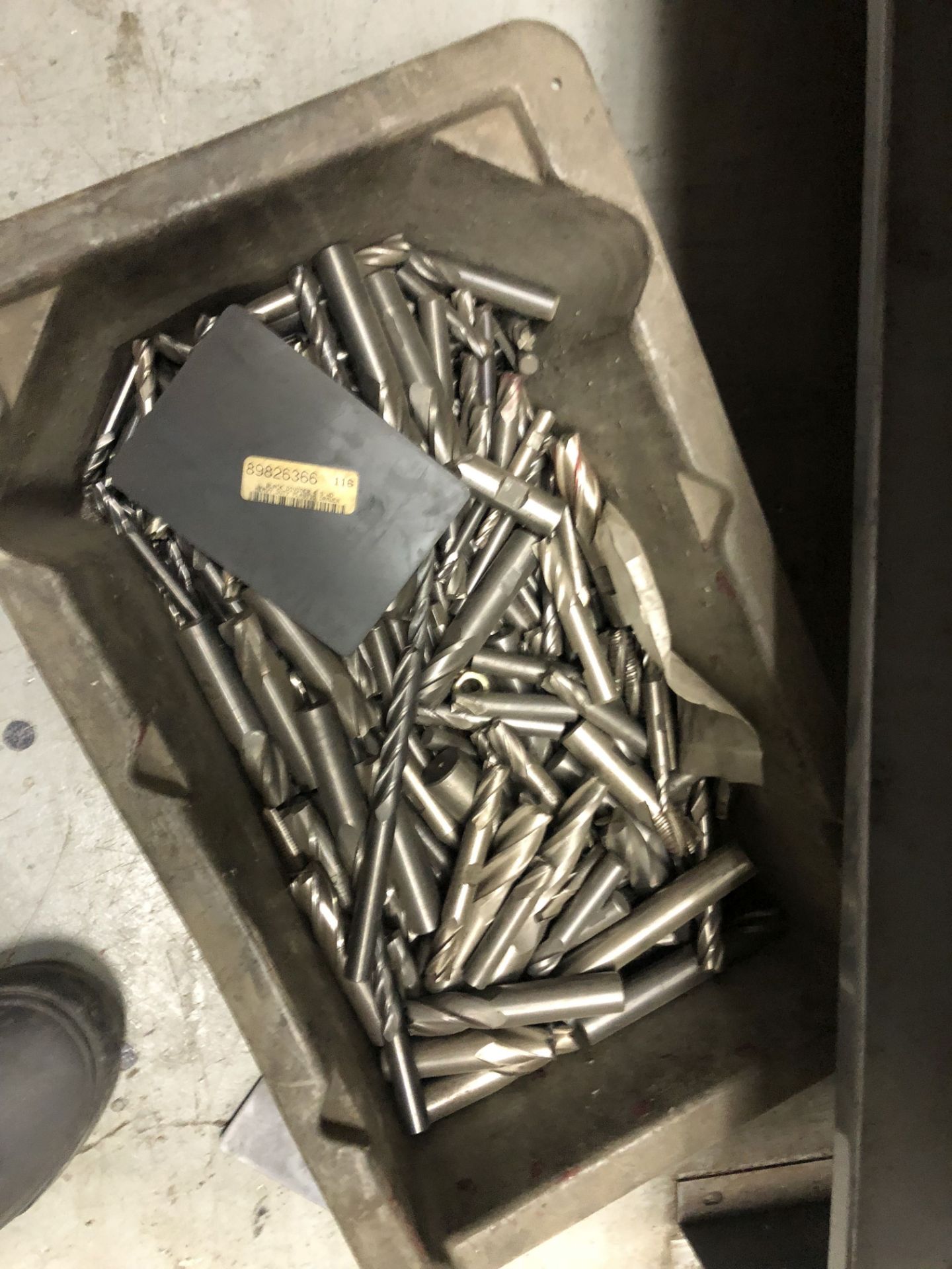 METAL RACKS (2) WITH CONTENTS OF ASSORTED BINS AND RACK [LOCATION: BUILDING 2 TOOL ROOM] - Image 2 of 5