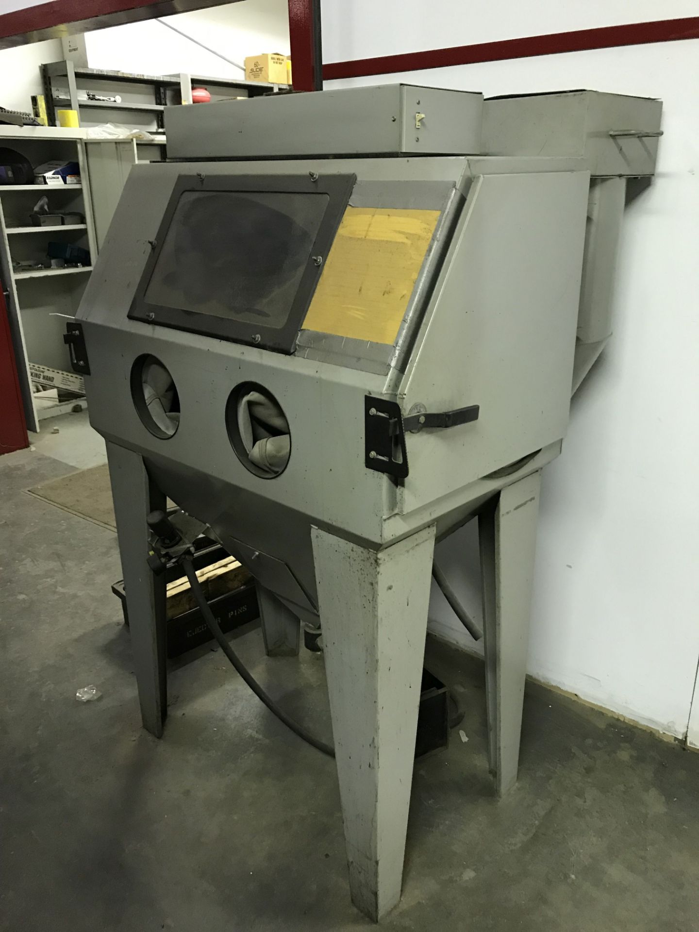 IED SAND BLASTING CABINET, MODEL LB4024 [LOCATION: BUILDING 2]