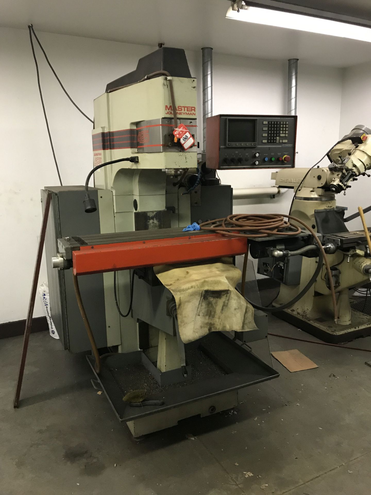 TREE MASTER JOURNEYMAN 425 CNC VERTICAL MILLING MACHINE, 12'' x 51'' T-SLOTTED TABLE, #40 TAPER,