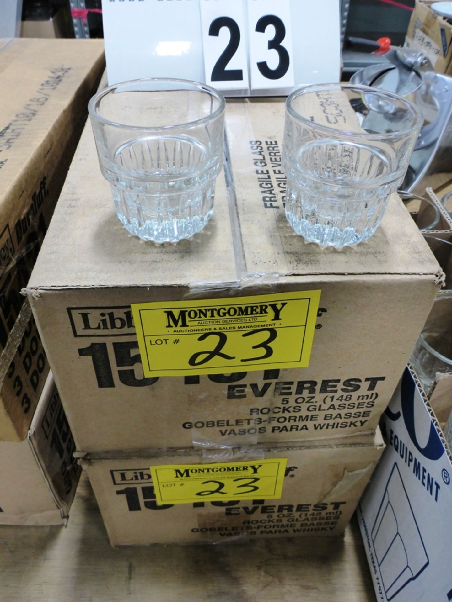 L/O EVEREST 5OZ. ROCKS GLASSES - 6 DOZ.