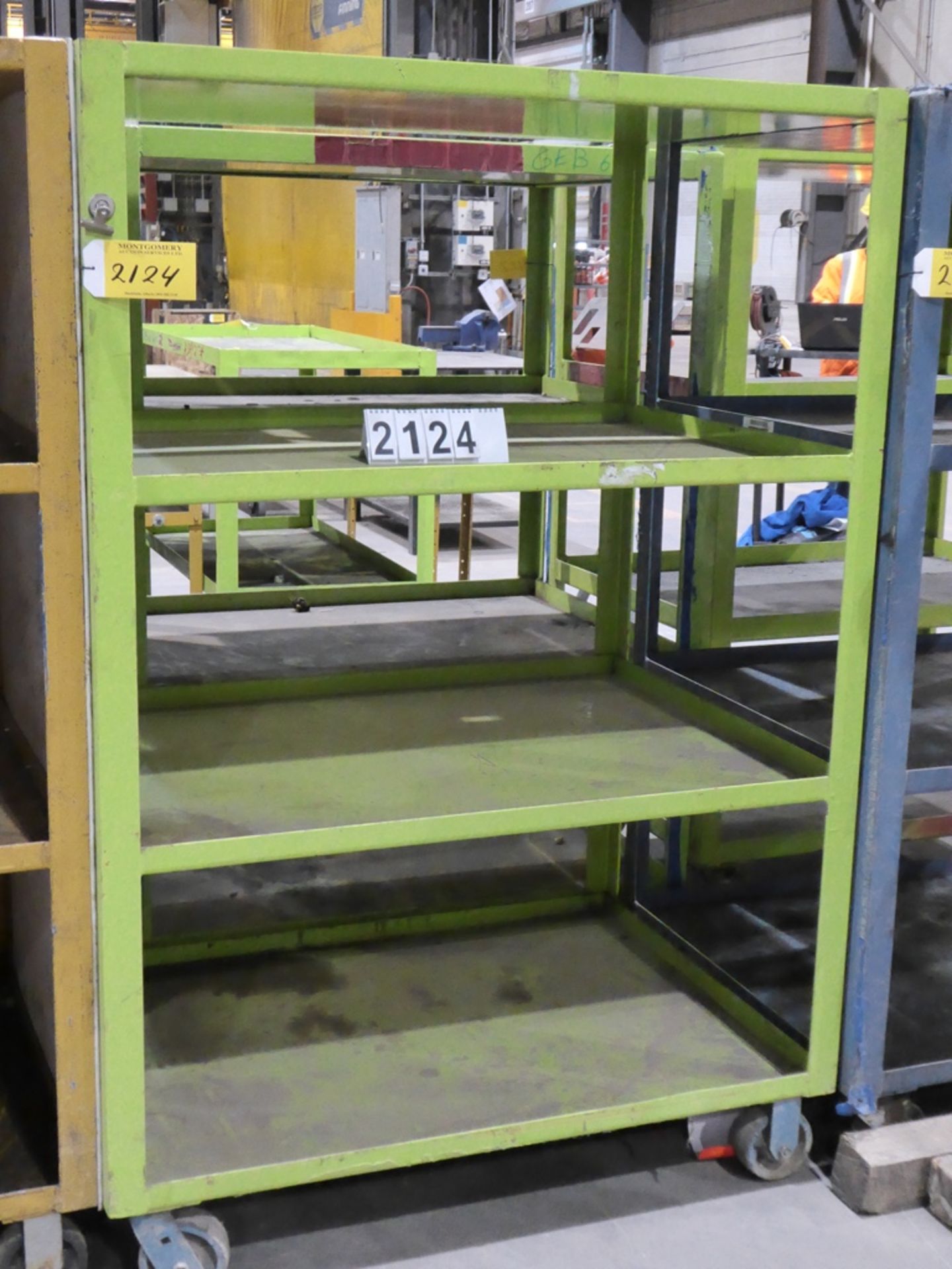 METAL 3 TIERED PARTS CART