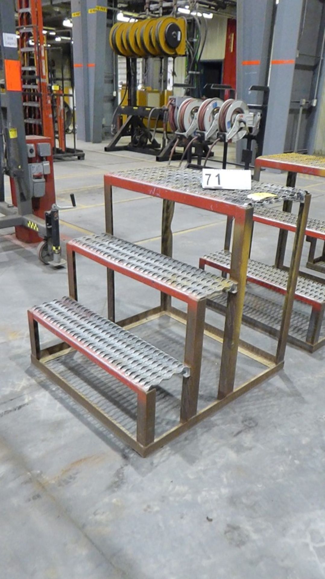 3 STEP EXPANDED METAL WAREHOUSE STEP