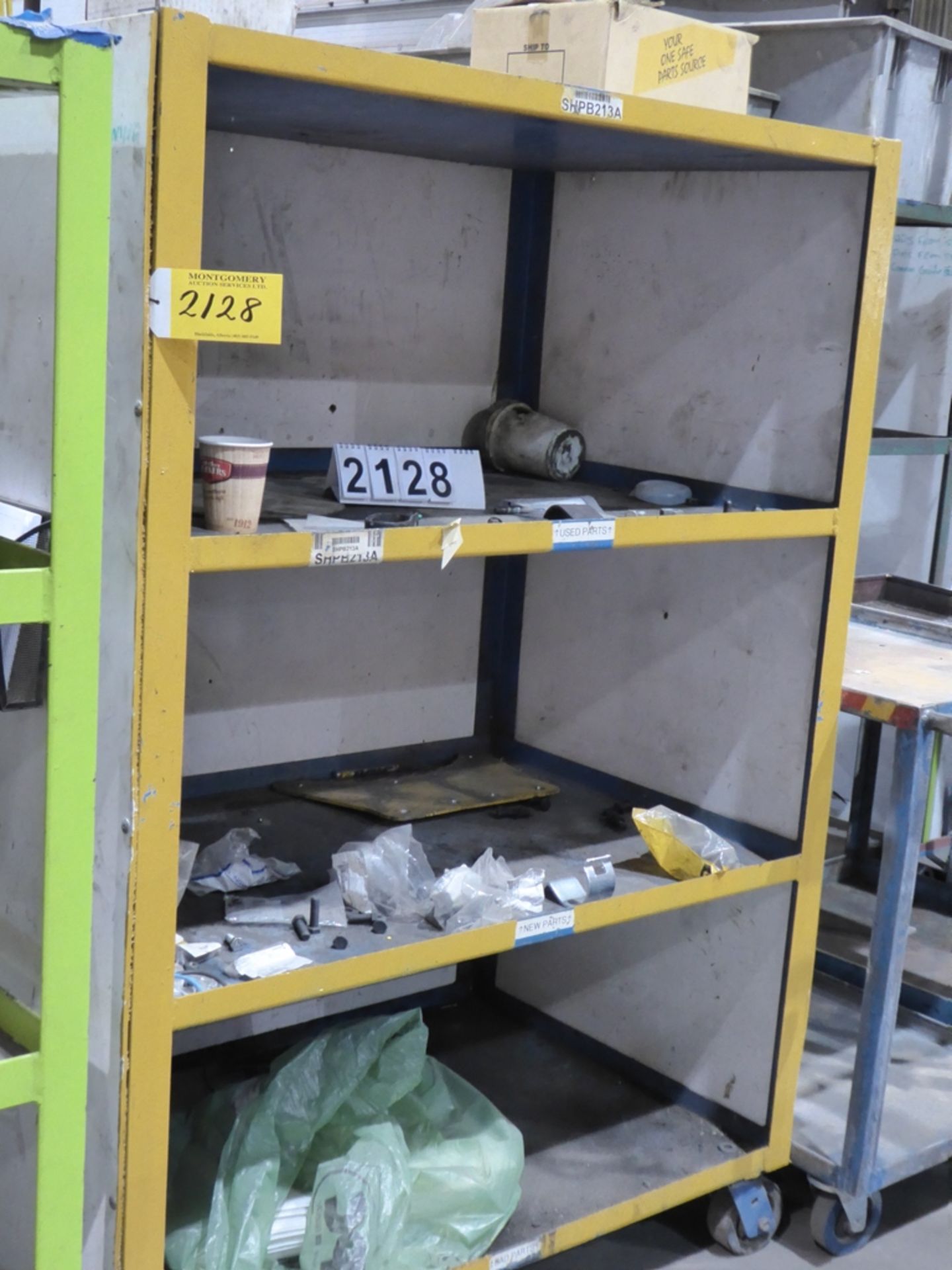 METAL 3 TIERED PARTS CART