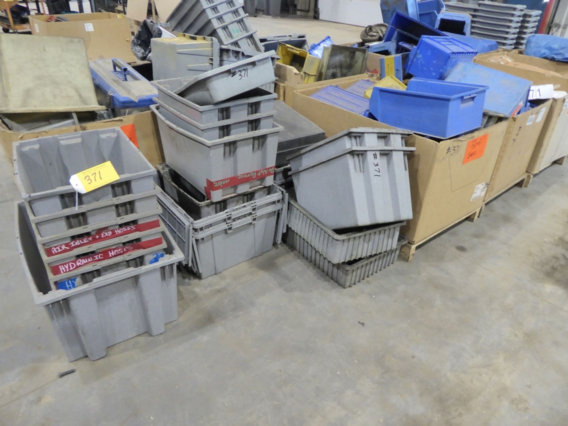 3 - CRATES OF ASSORTED TARPS