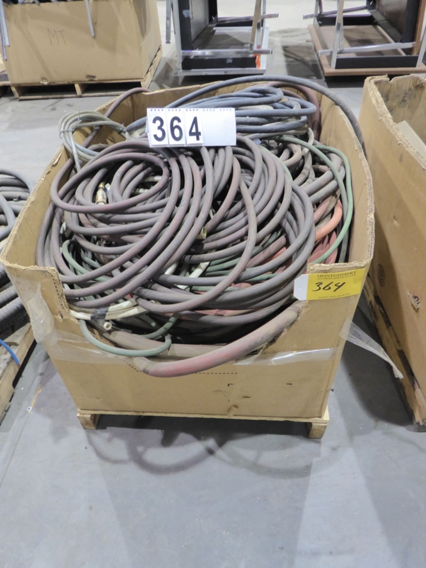 CRATE OF AIR HOSES, OXY/ACC HOSES, ETC