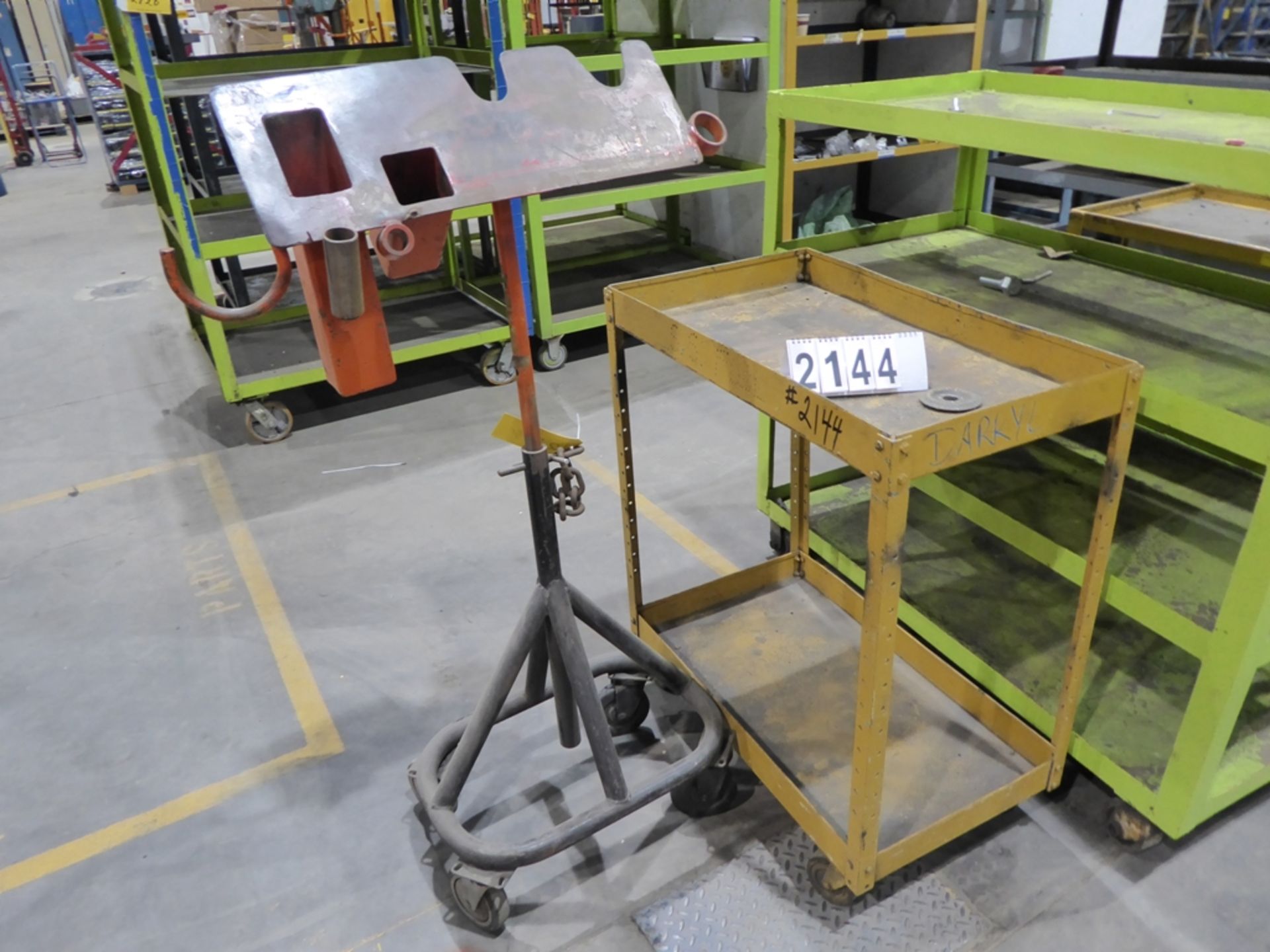 STEEL PARTS CART & PORTABLE WELDING STAND