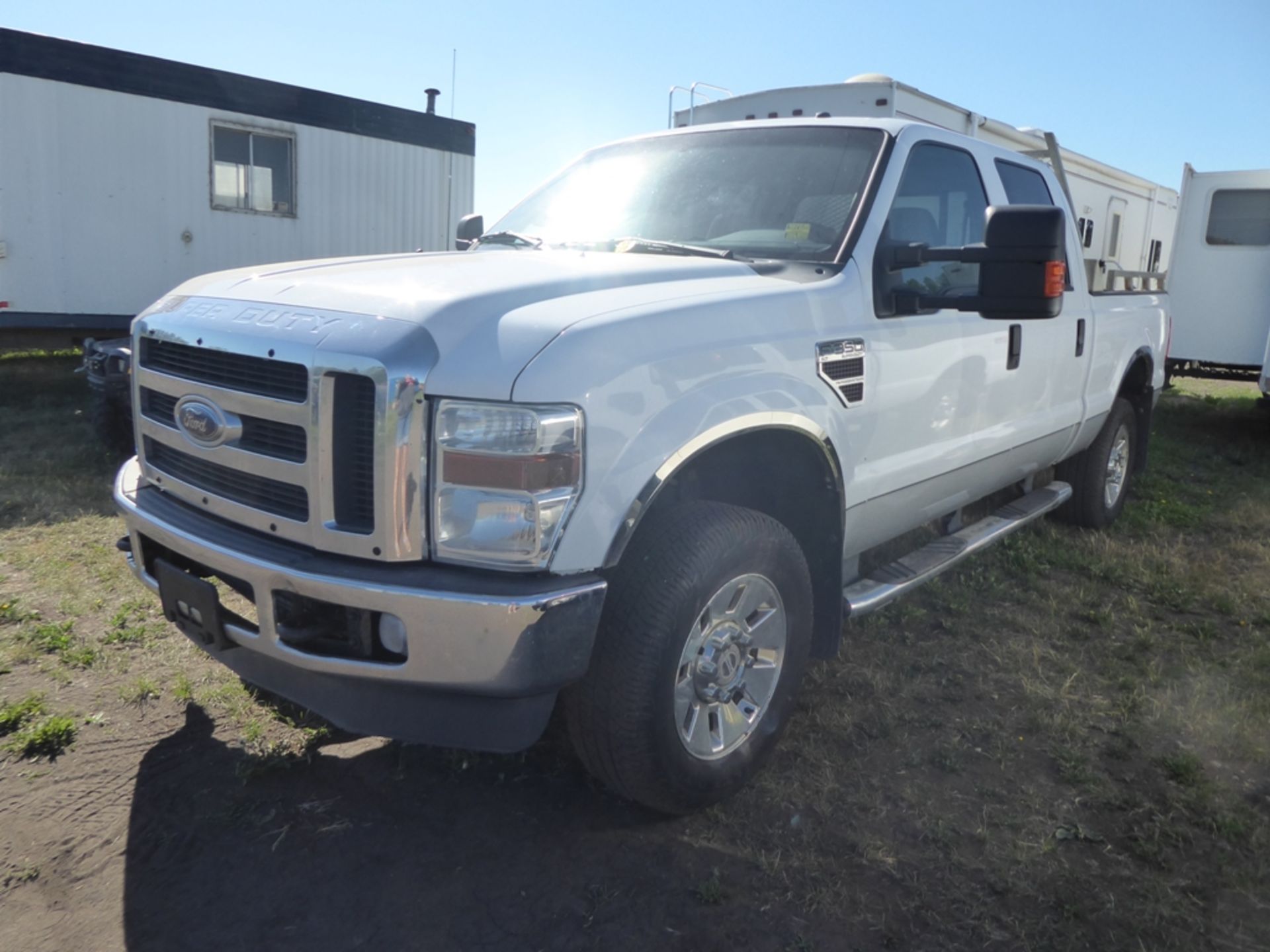 2008 FORD F350 XLT TRUCK CREW CAB 4X4 6.4L DIESEL LB A/T R/PW/PDL/AC/TLT/C/CD S/N