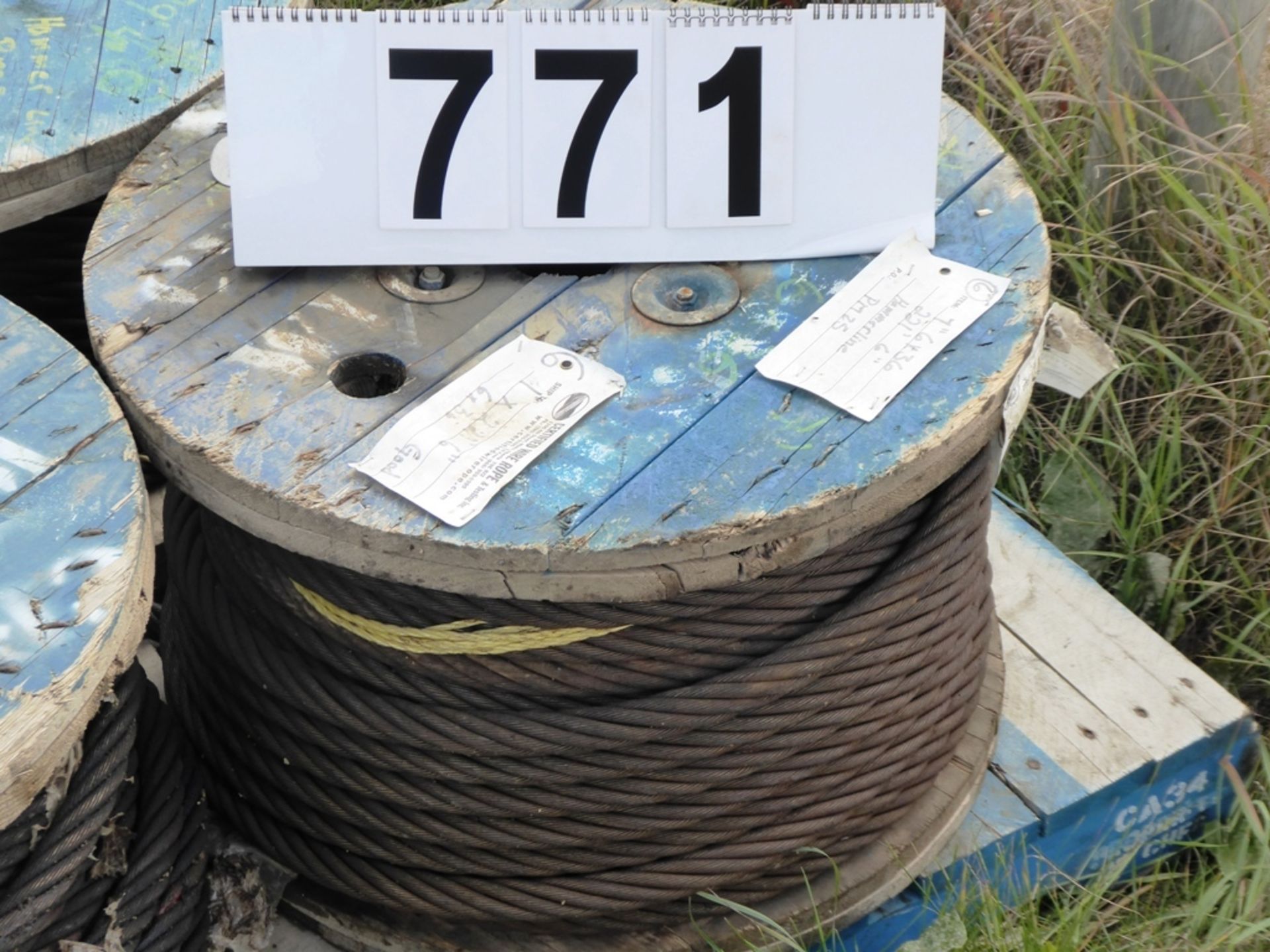 ROLL OF 1" HAMMERLINE WIRE ROPE
