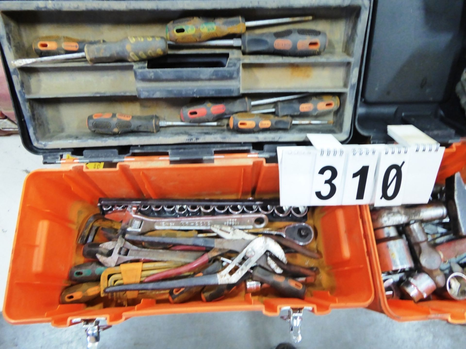 L/O TOOL BOXES W/ ASSORTED HAND TOOLS - Image 2 of 2