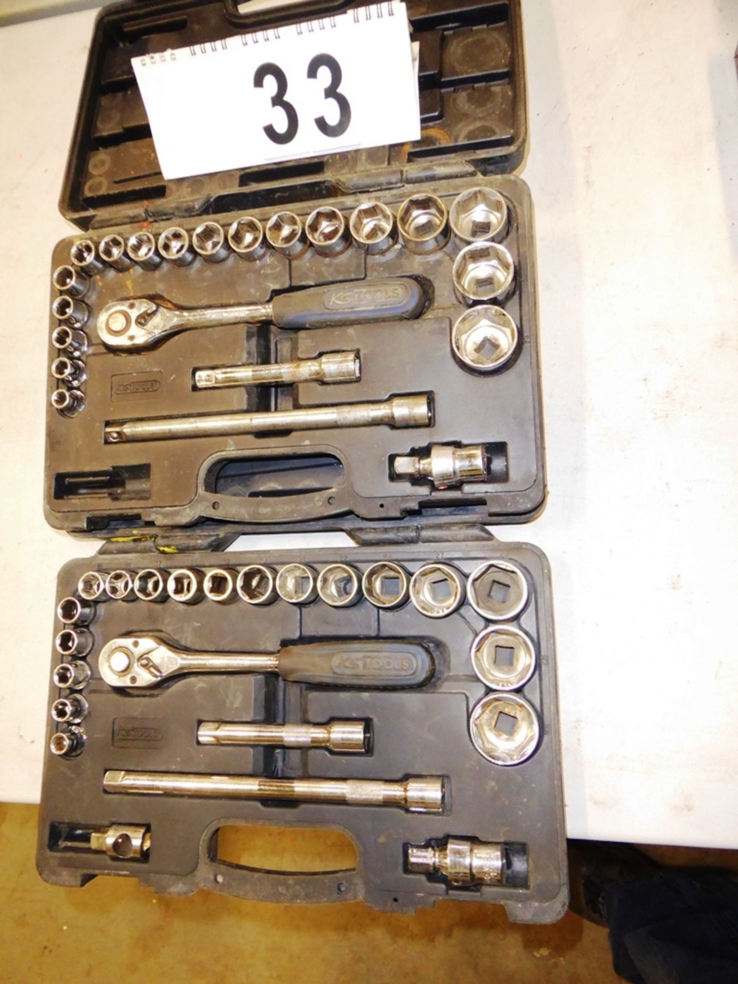 2-KS TOOLS 1/2" DR. SOCKET SETS