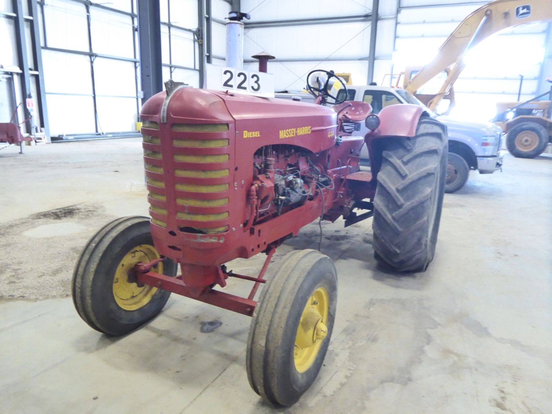 MASSEY HARRIS 444 DIESEL TRACTOR, S/N 74803P