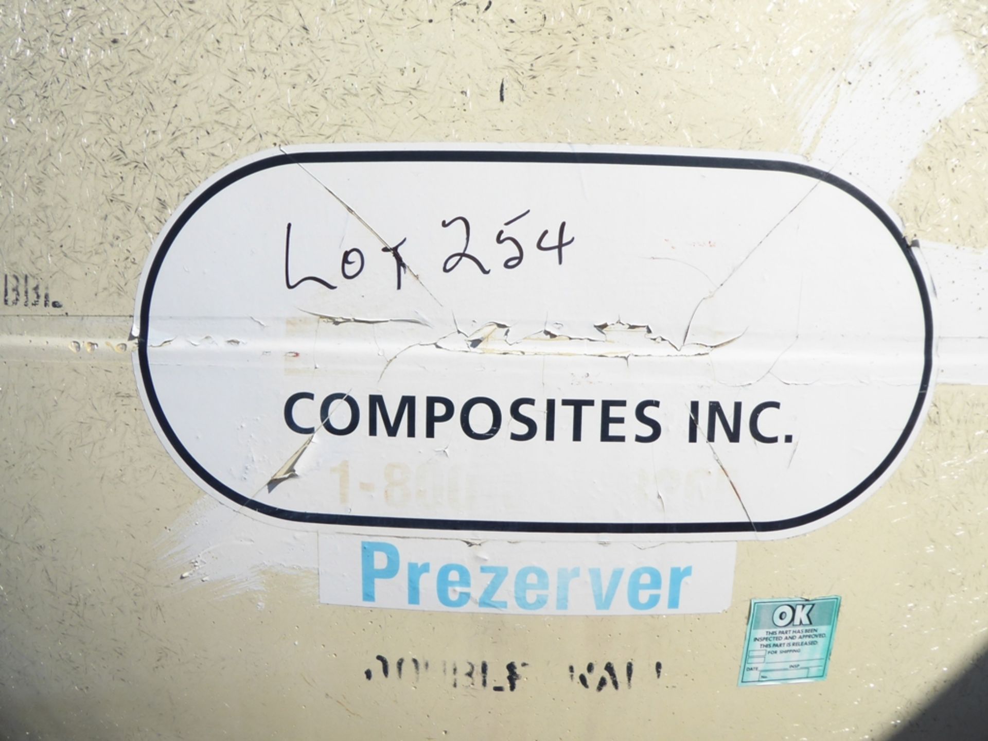 ZCL COMPOSITES INC. 200BBL DBL WALL ABOVE GROUND HORIZONTAL TANK - Image 4 of 4