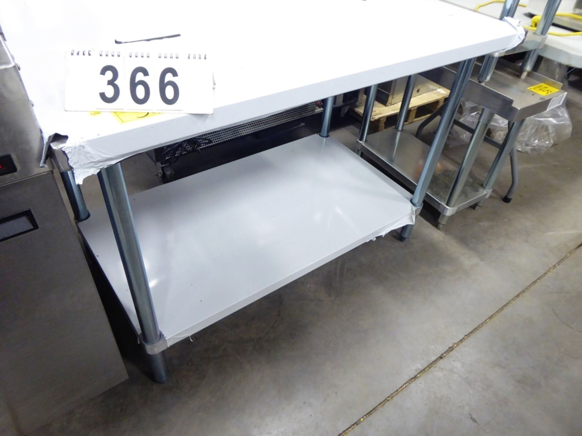 (NEW)THORINOX SS 30"X48" TABLE W/ UNDER SHELF