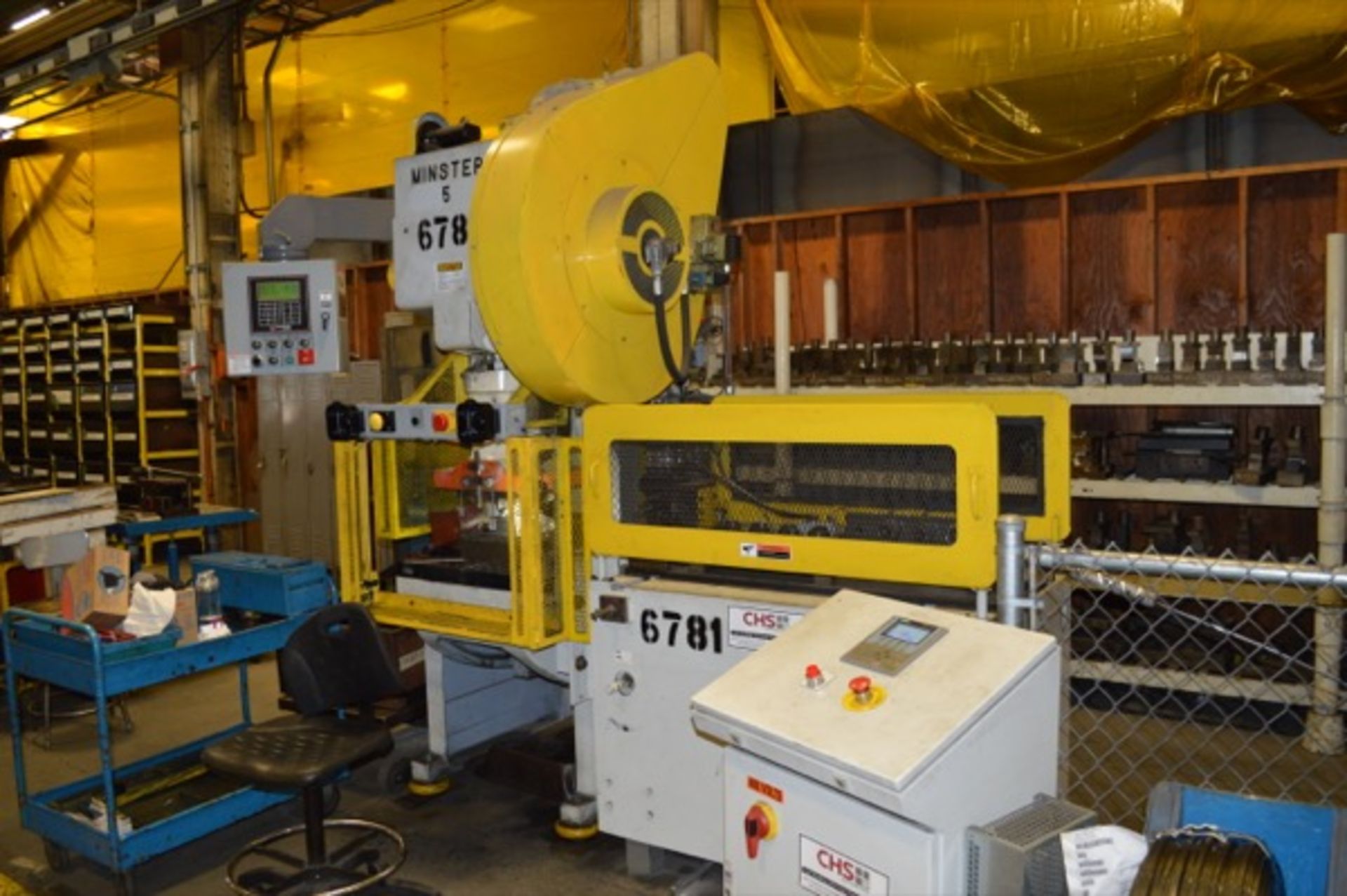 45 Ton Minster 5 OBI Press with CHS Automation feed - Image 12 of 19