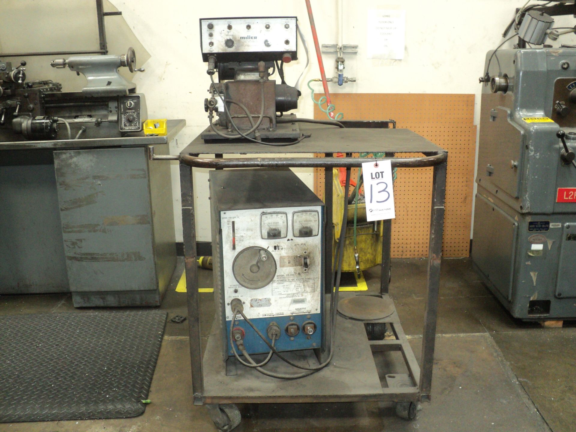 MILLER WELDER, MDL CP200, 230/460, W/ MILLER WIRE FEEDER, S/N: H6062284